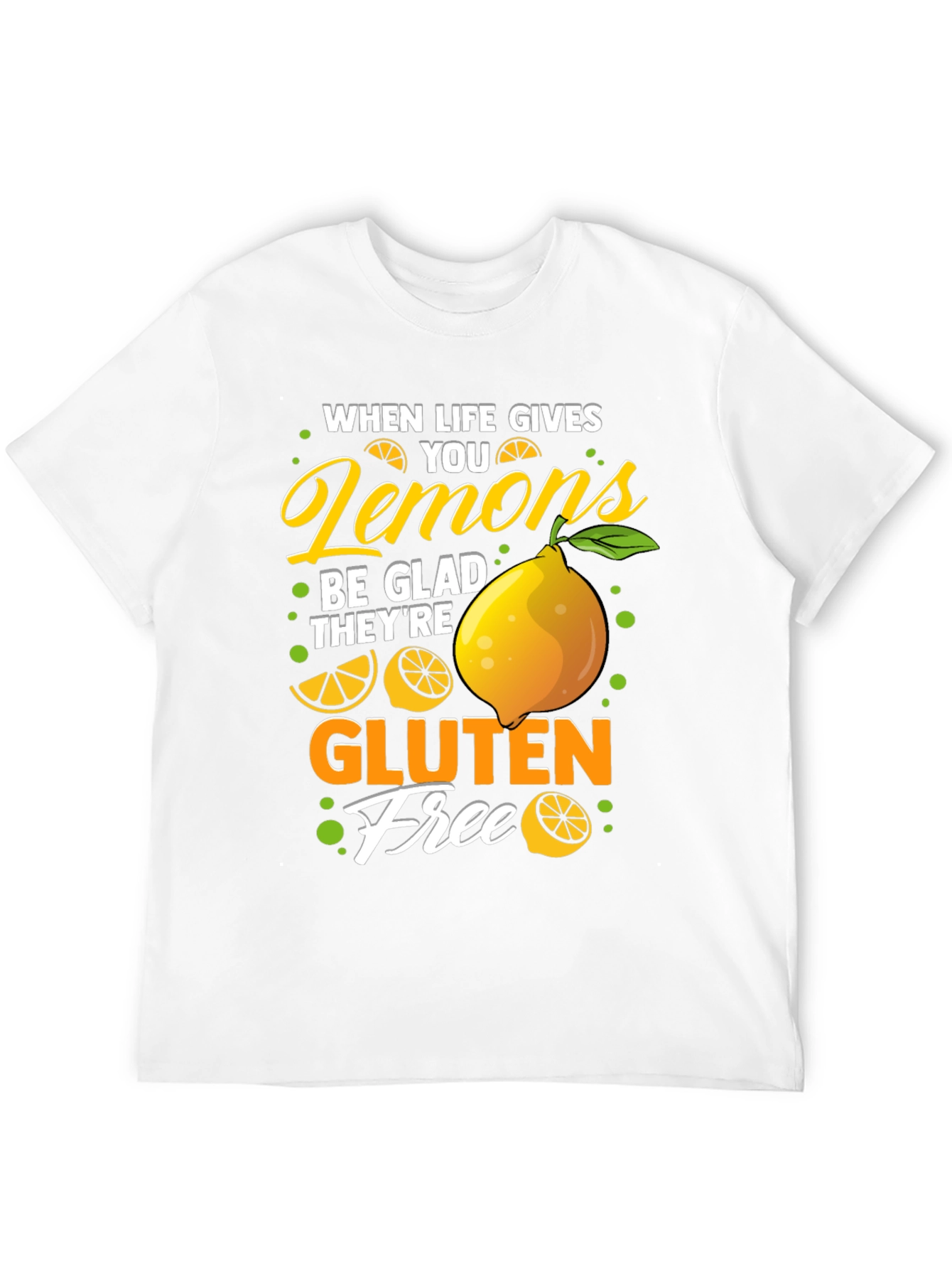 Black Lemon Gluten Free Graphic Tee view 12