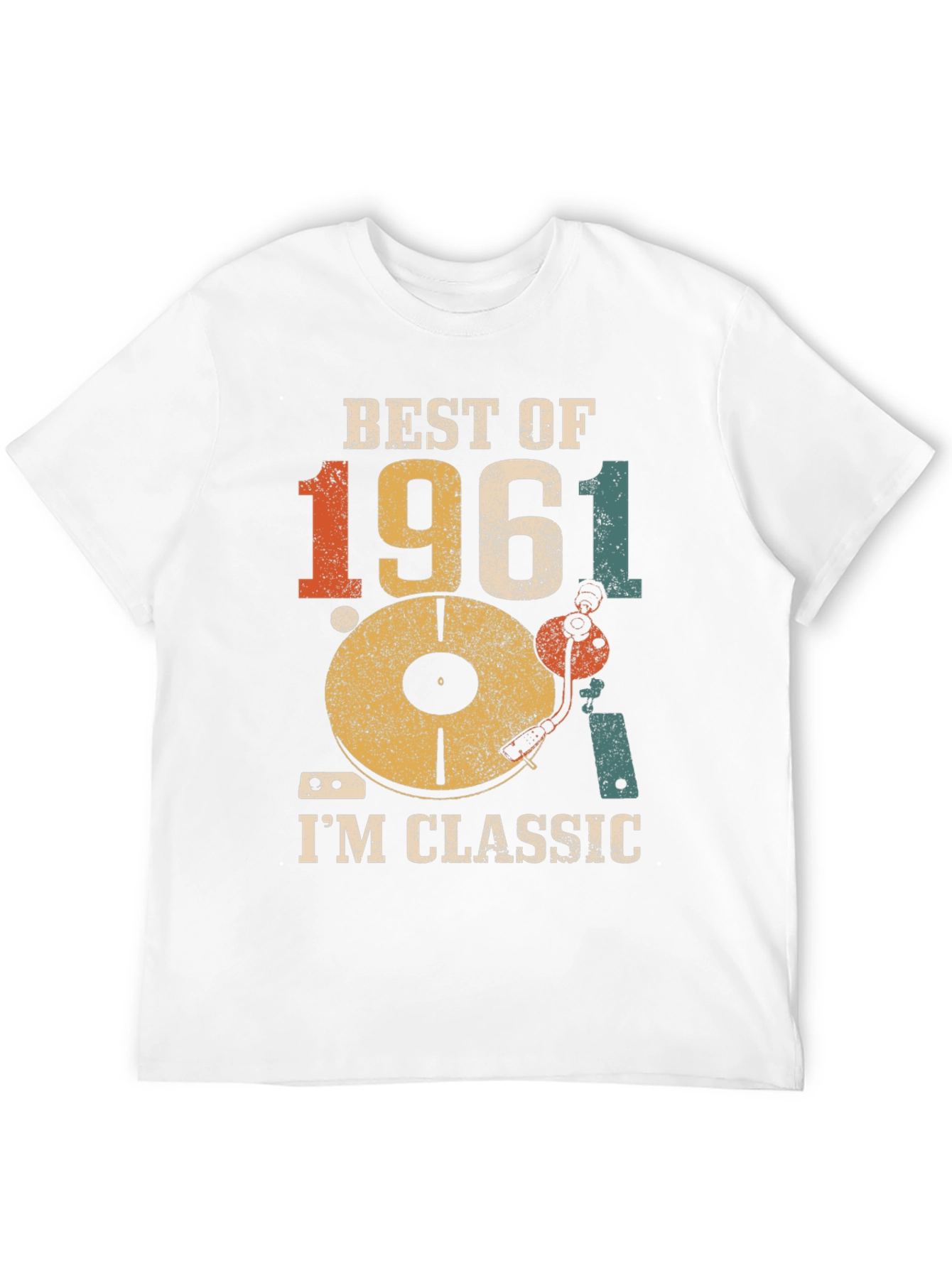 Black Best of 1961 Classic Graphic T-Shirt view 12