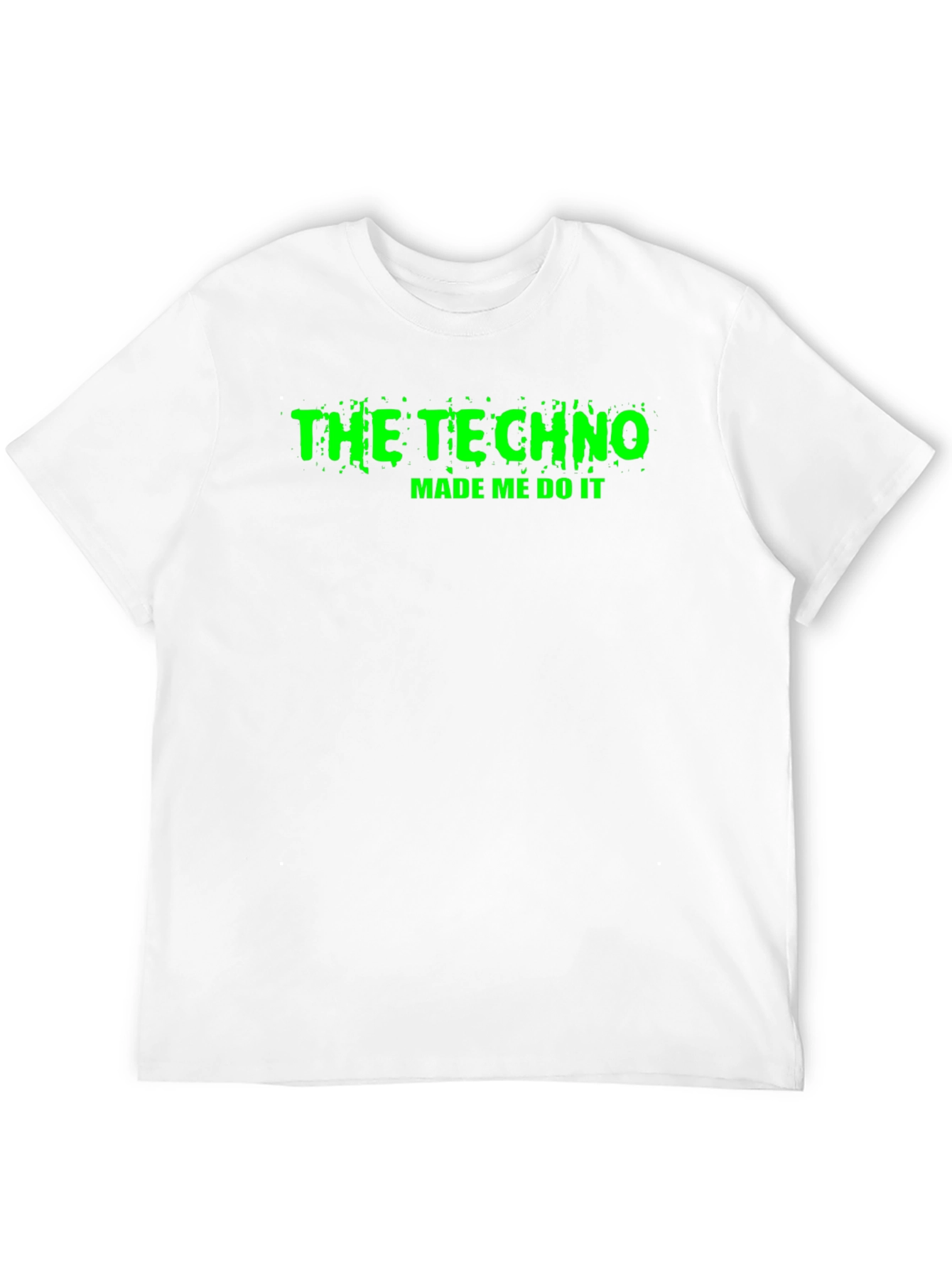 Black The Techno Made Me Do It T-Shirt view 12