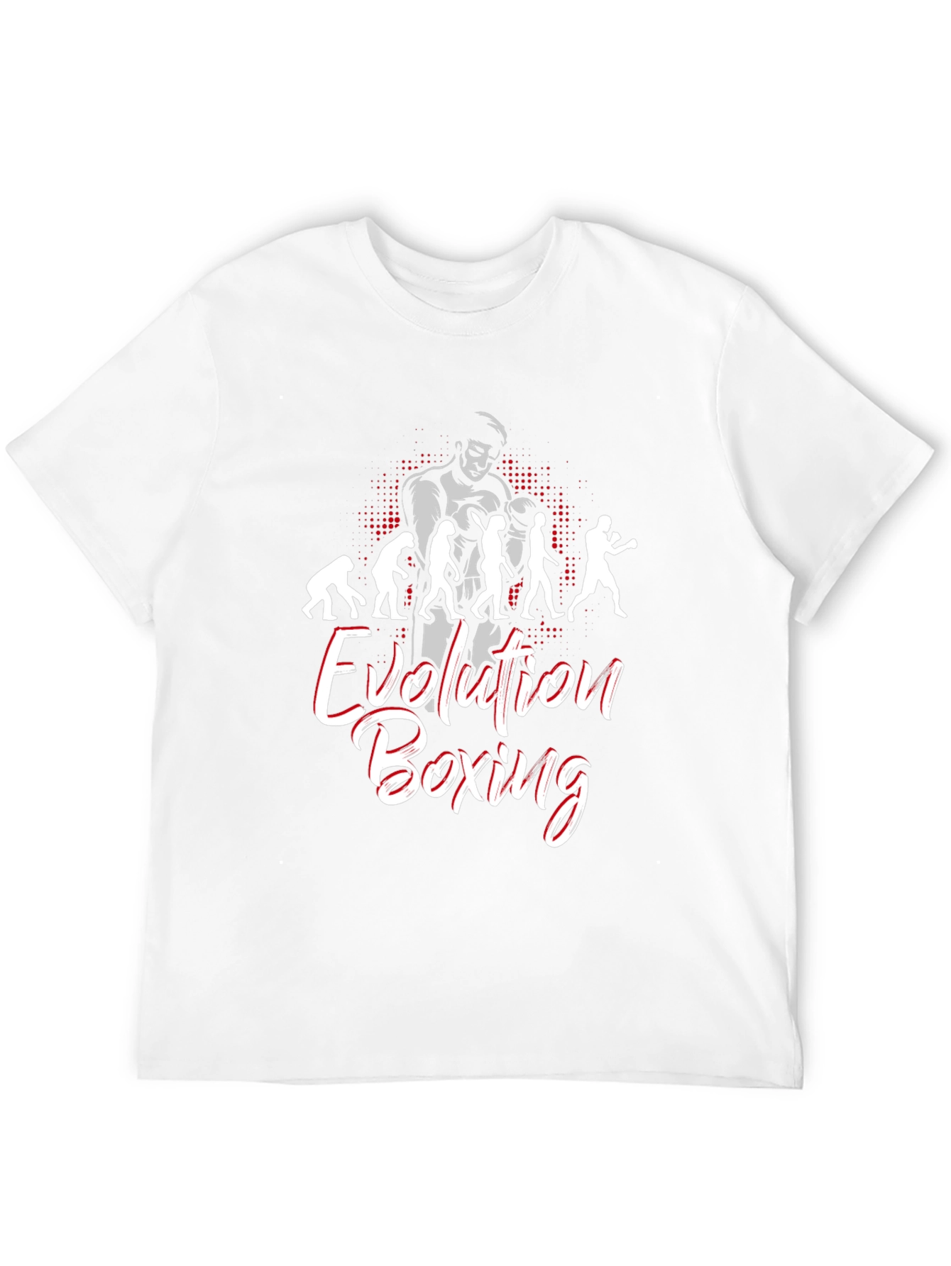 Black Evolution Boxing Graphic T-Shirt view 12