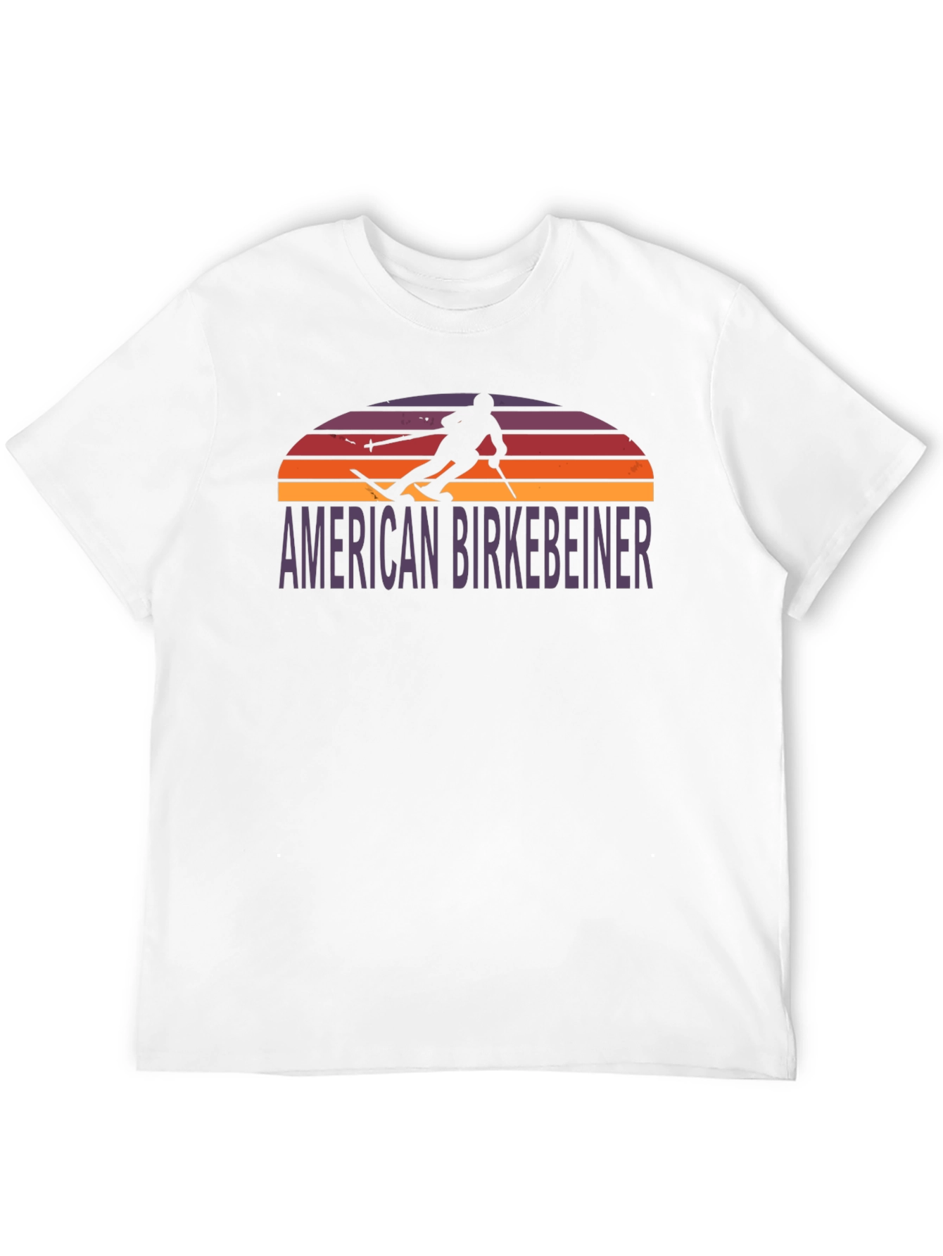 Black American Birkebeiner Ski T-Shirt - Black view 12