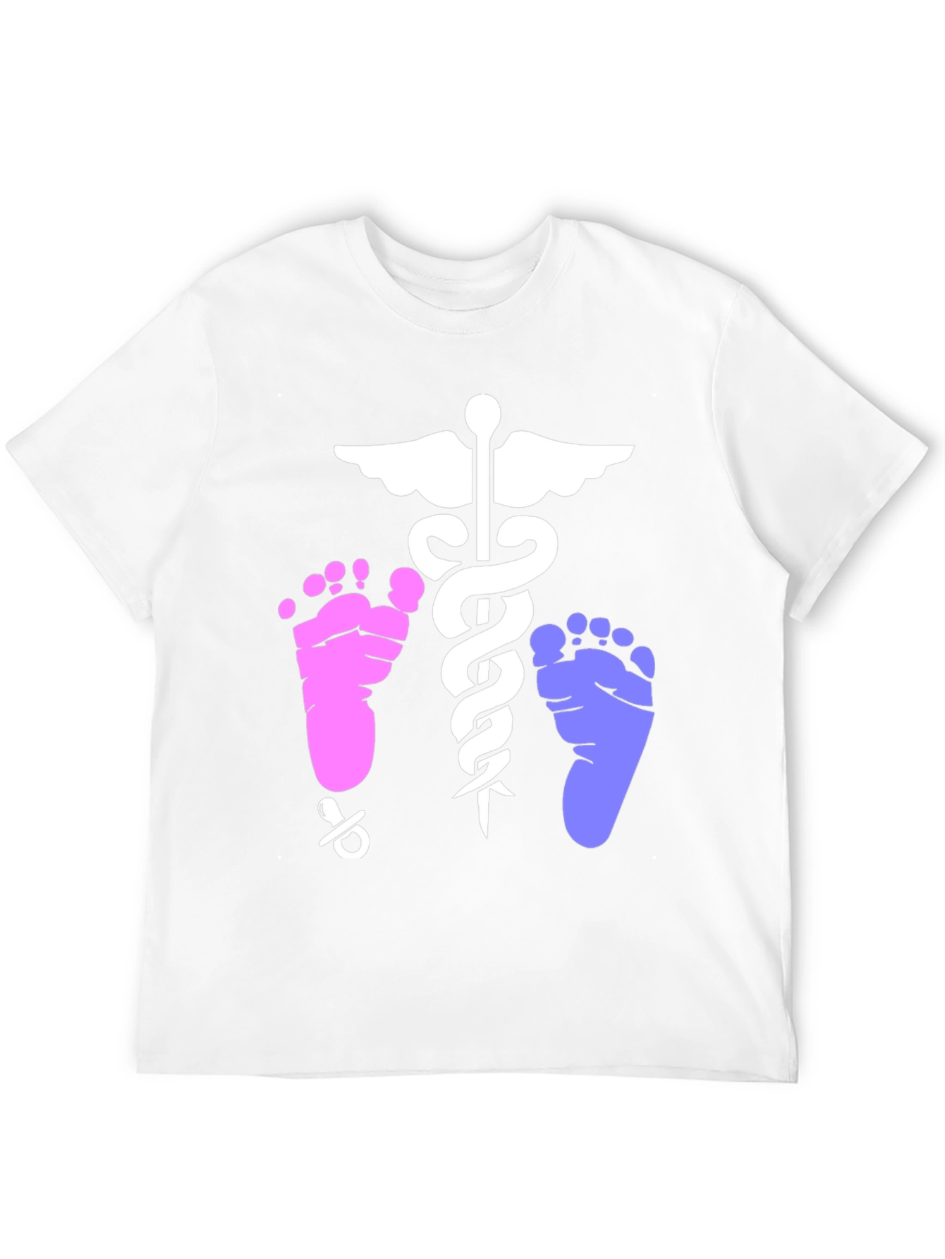 Black Newborn Baby Doctor Unisex T-Shirt view 12