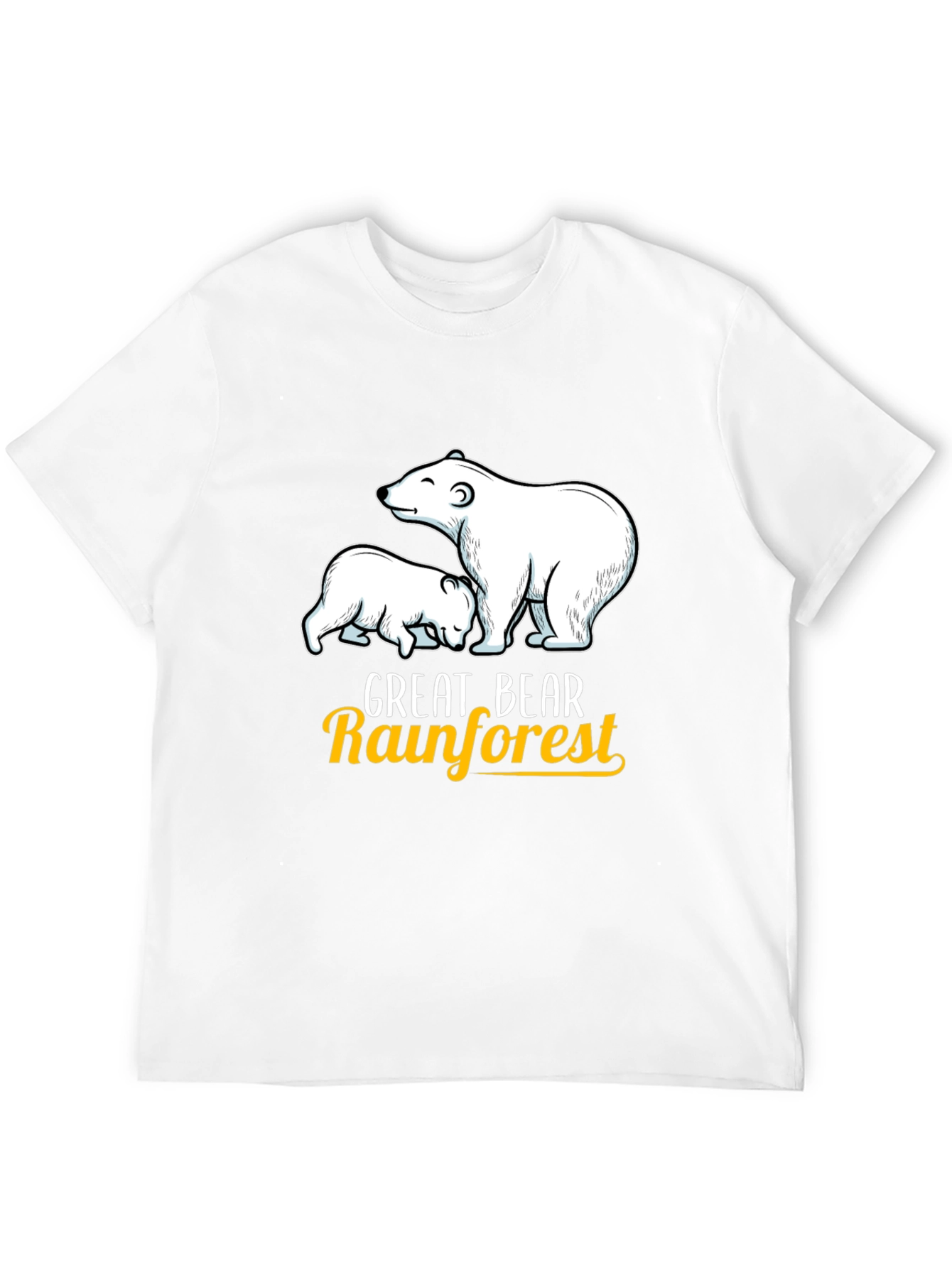 Black Great Bear Rainforest T-Shirt view 12