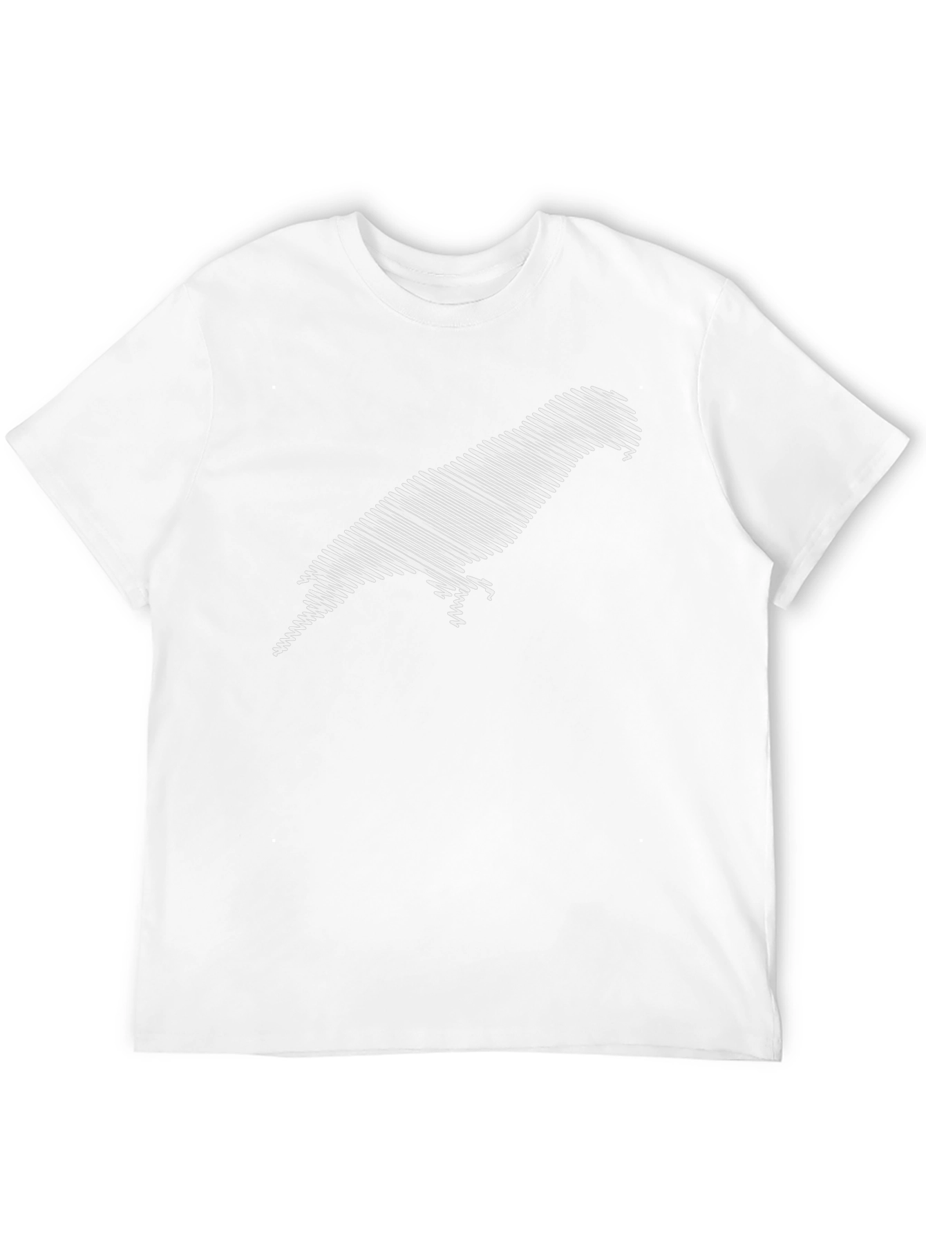 Black Parrot Silhouette Graphic Tee - Black view 12