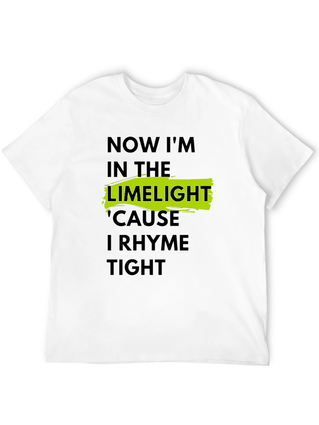 Black LimeLight Rhyme Tight Black T-Shirt view 12