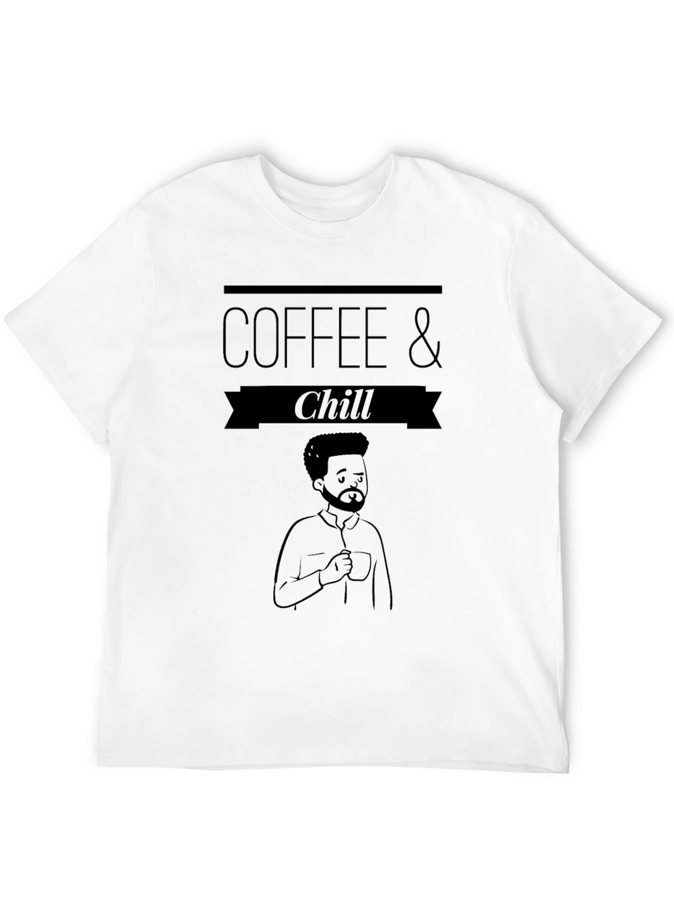Black Coffee & Chill Graphic Tee - Relaxed Fit view 12