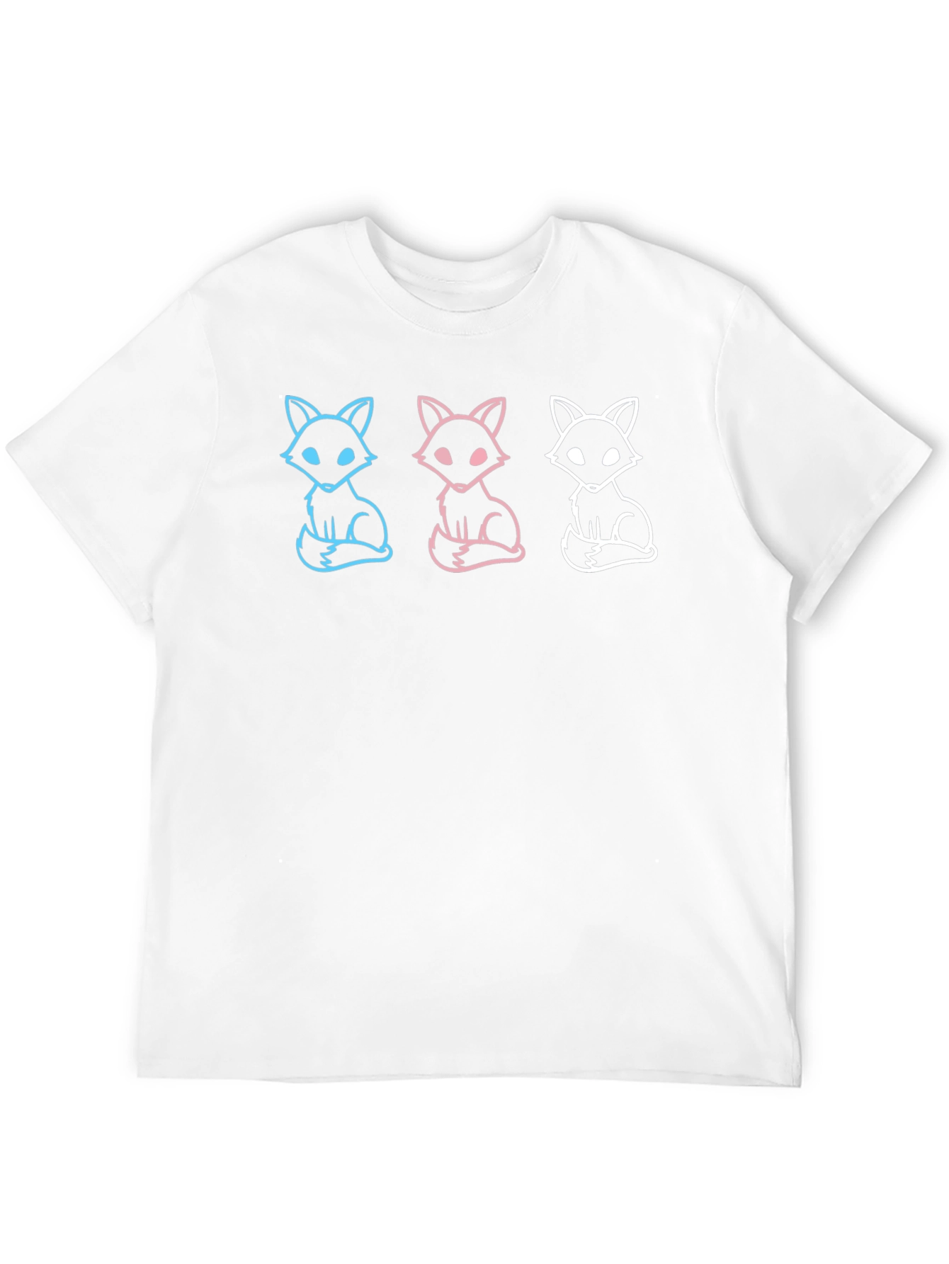 Black Fox Trio Graphic Tee - Stylish Black T-Shirt view 12