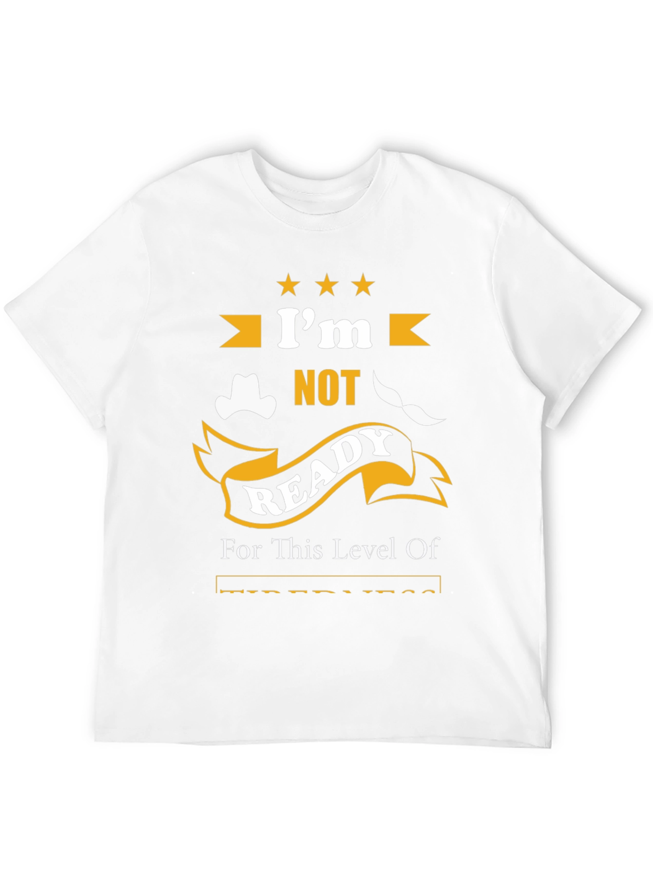 Black Humorous 'Not Ready' Graphic Print T-Shirt view 12