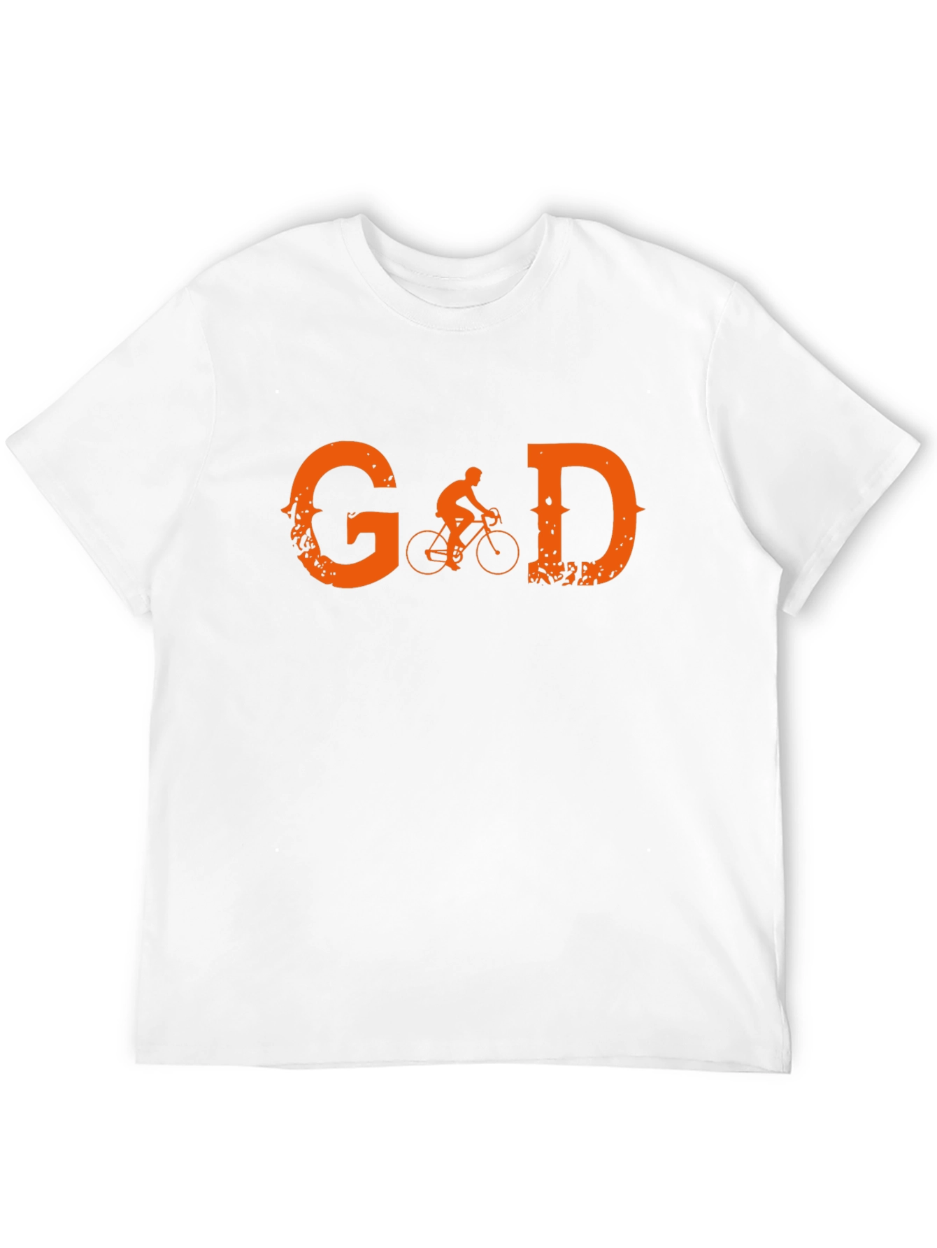 Black Cycling Graphic Tee - Black Cotton T-Shirt view 12