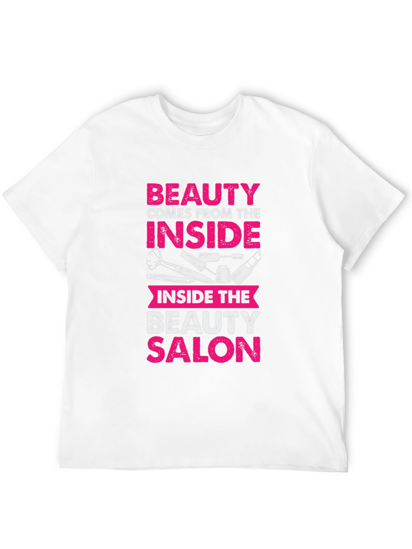 Beauty Salon Inside Print Graphic T-Shirt - 12