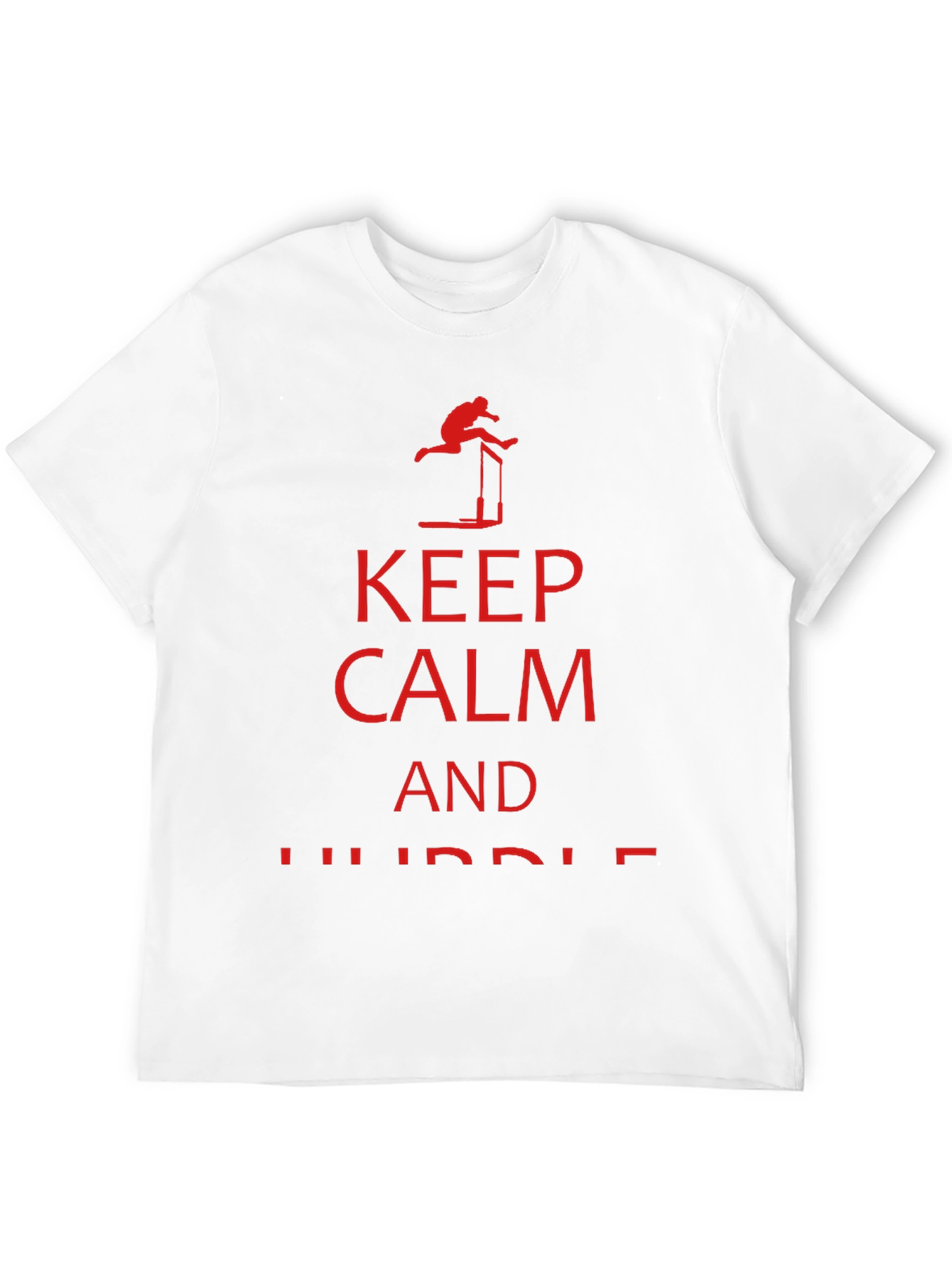 Black Keep Calm and Hurdle Black T-Shirt view 12
