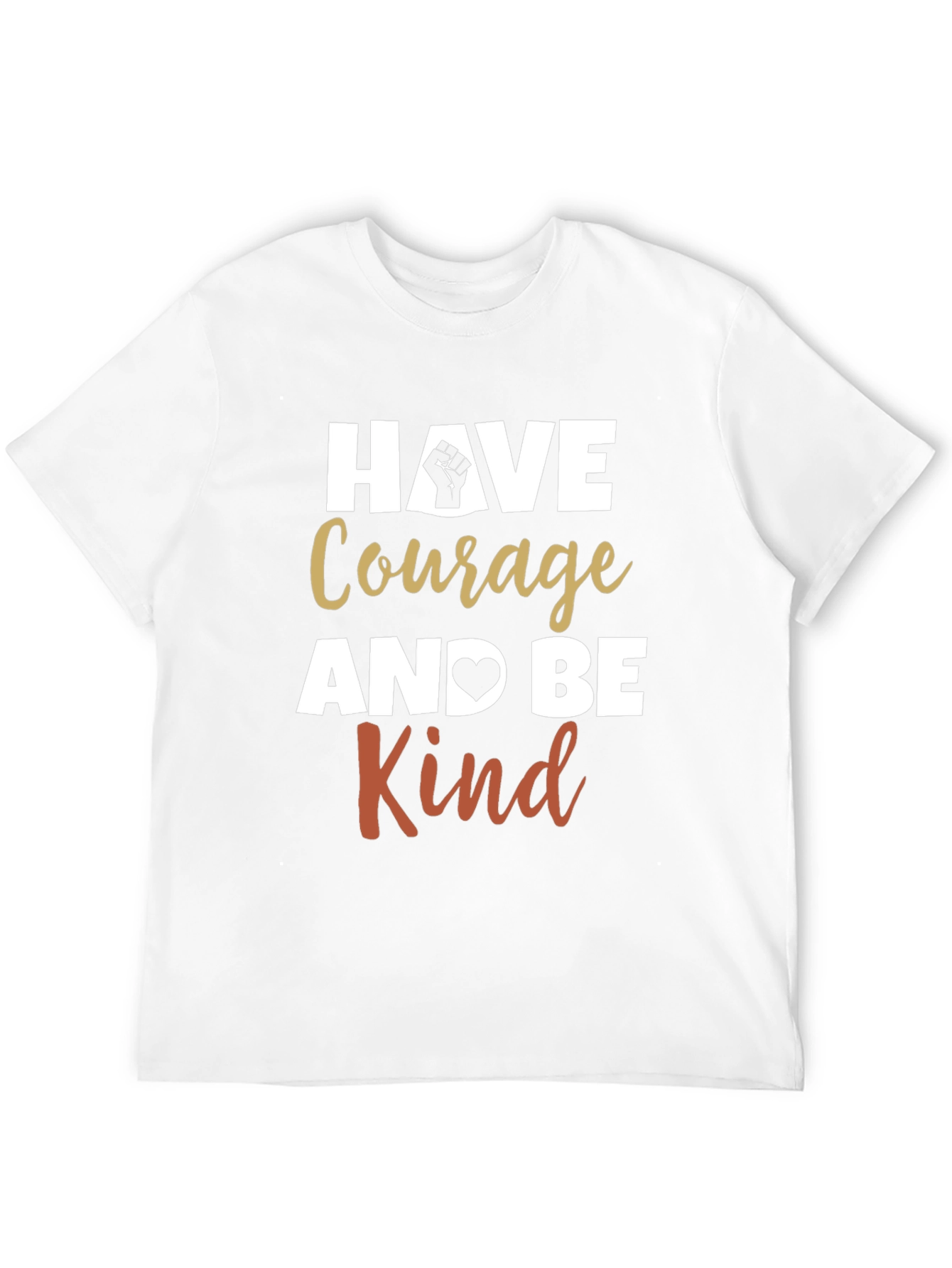 Black Courage and Kindness Graphic Tee view 12