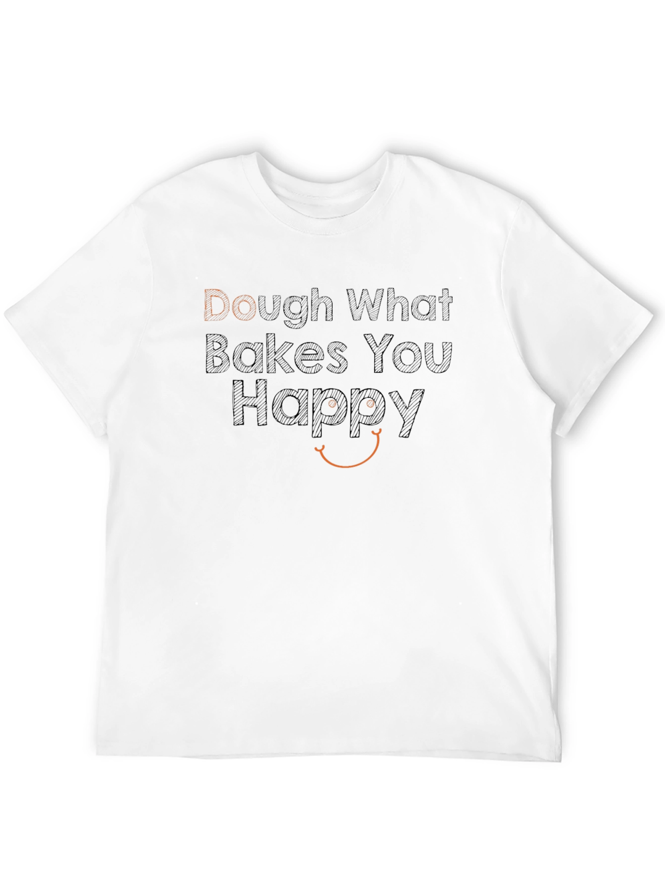 Black Dough What Bakes You Happy Graphic Tee - Black view 12