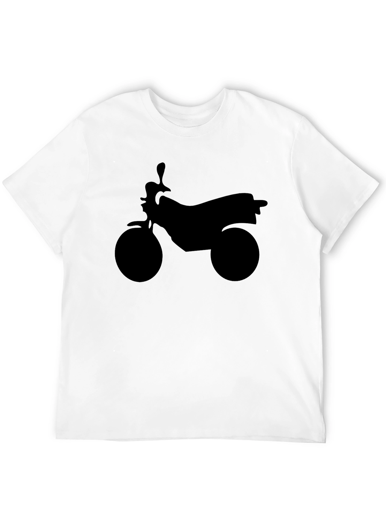 Black Motorcycle Graphic Tee - Classic Black view 12