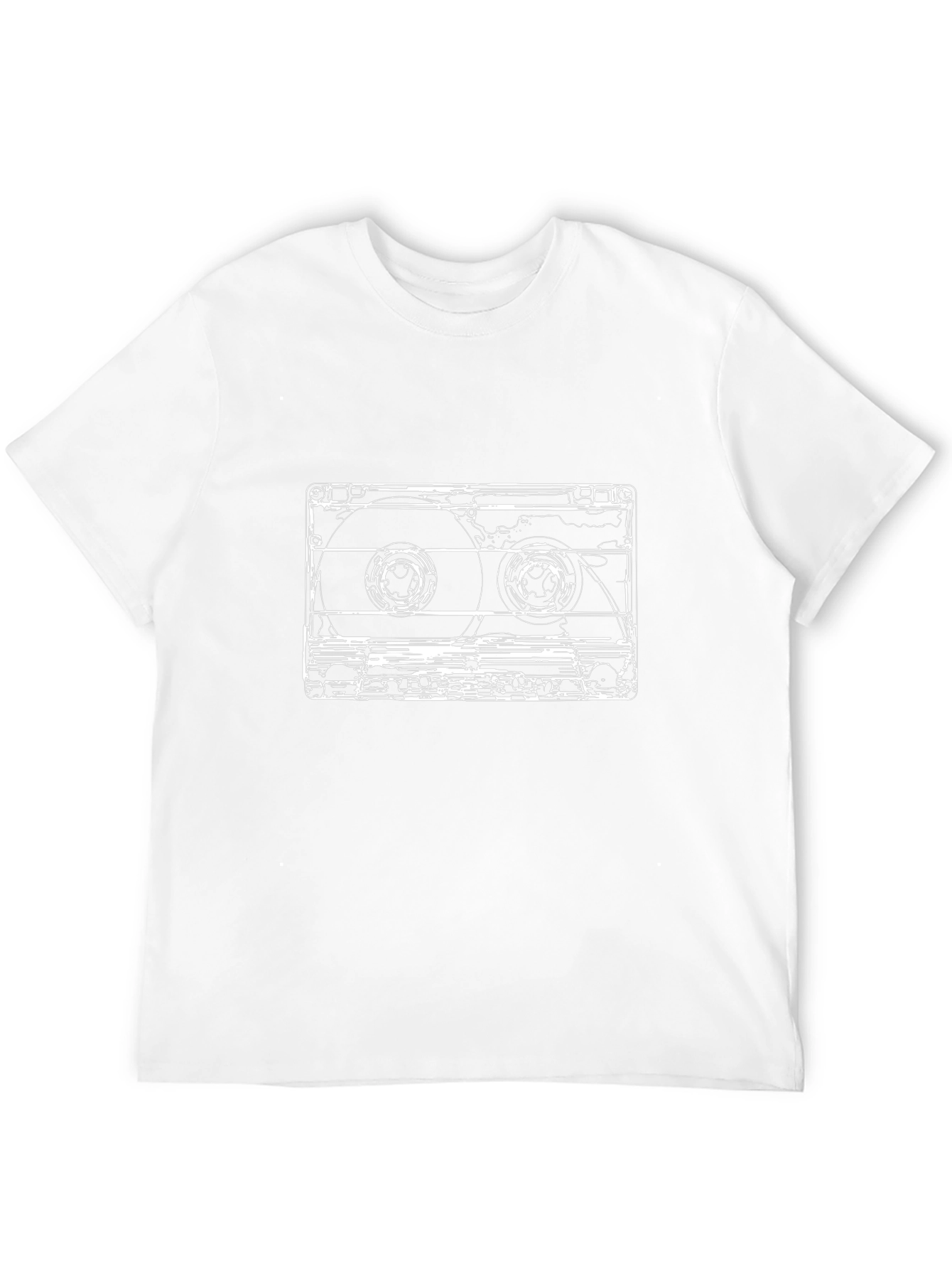 Black Retro Cassette Tape Graphic T-Shirt - Black view 12