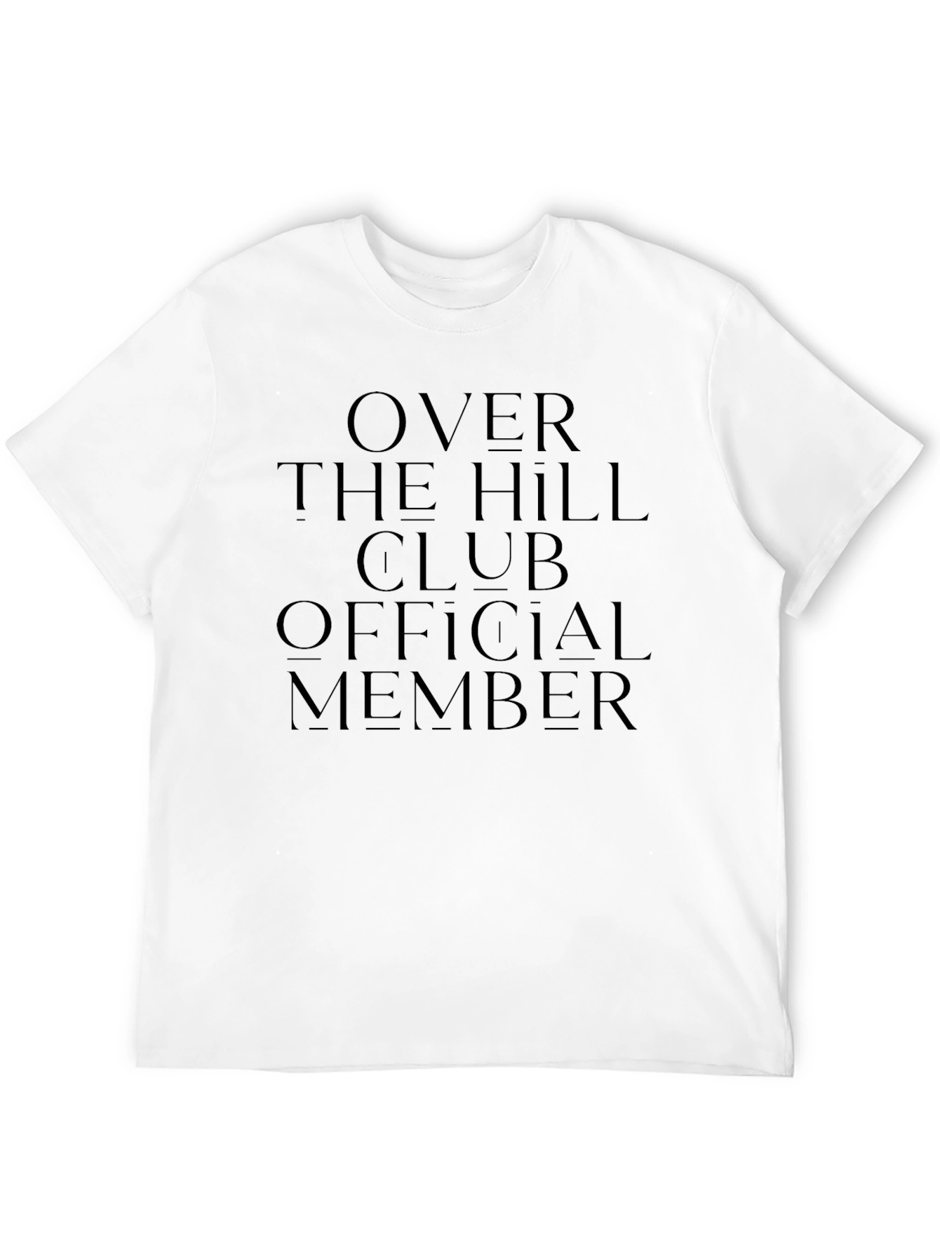 Black Over The Hill Club T-Shirt view 12