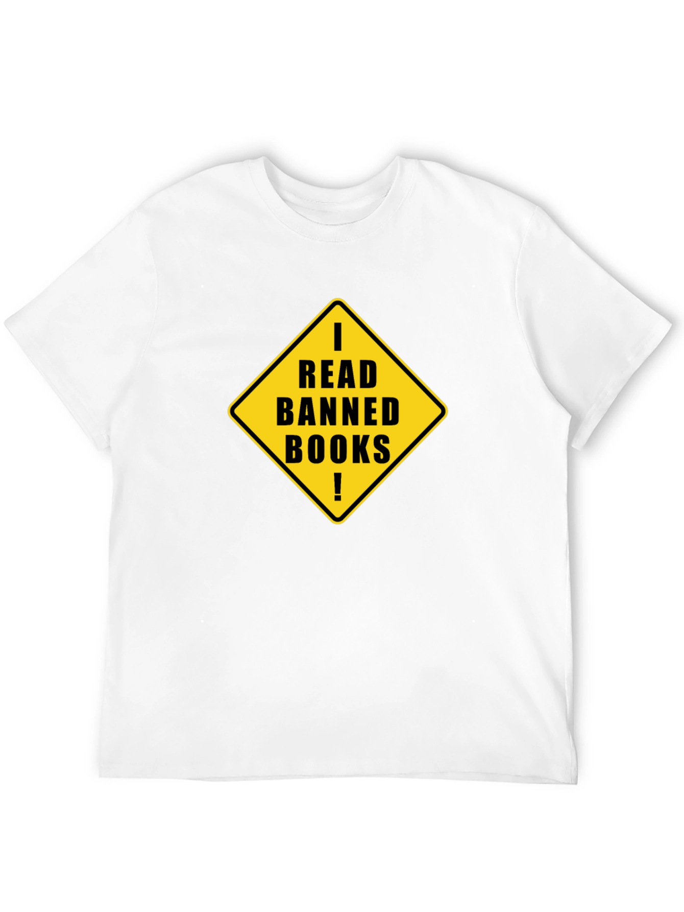 Black I Read Banned Books T-Shirt - Black view 12