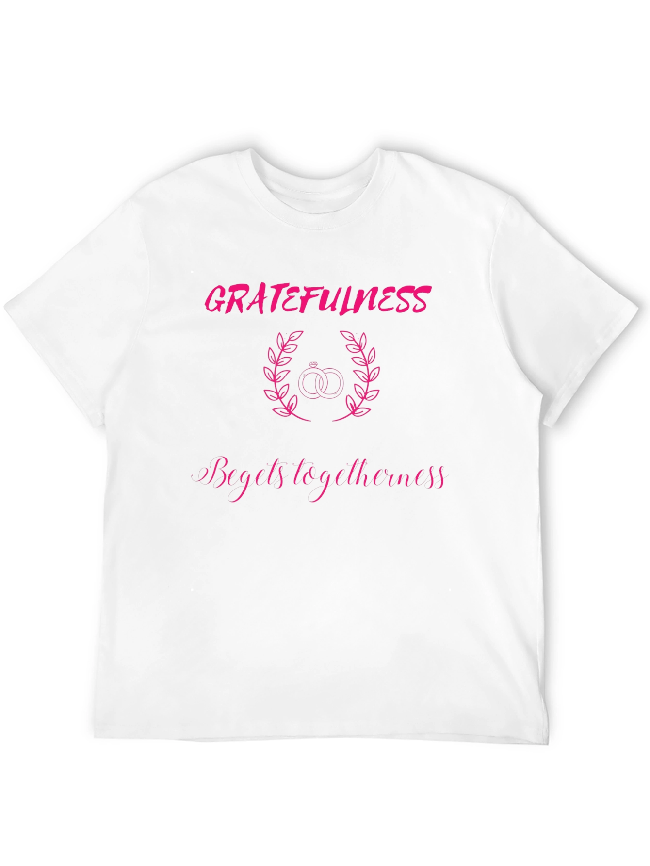 Black Gratefulness Graphic Tee -  Unisex view 12