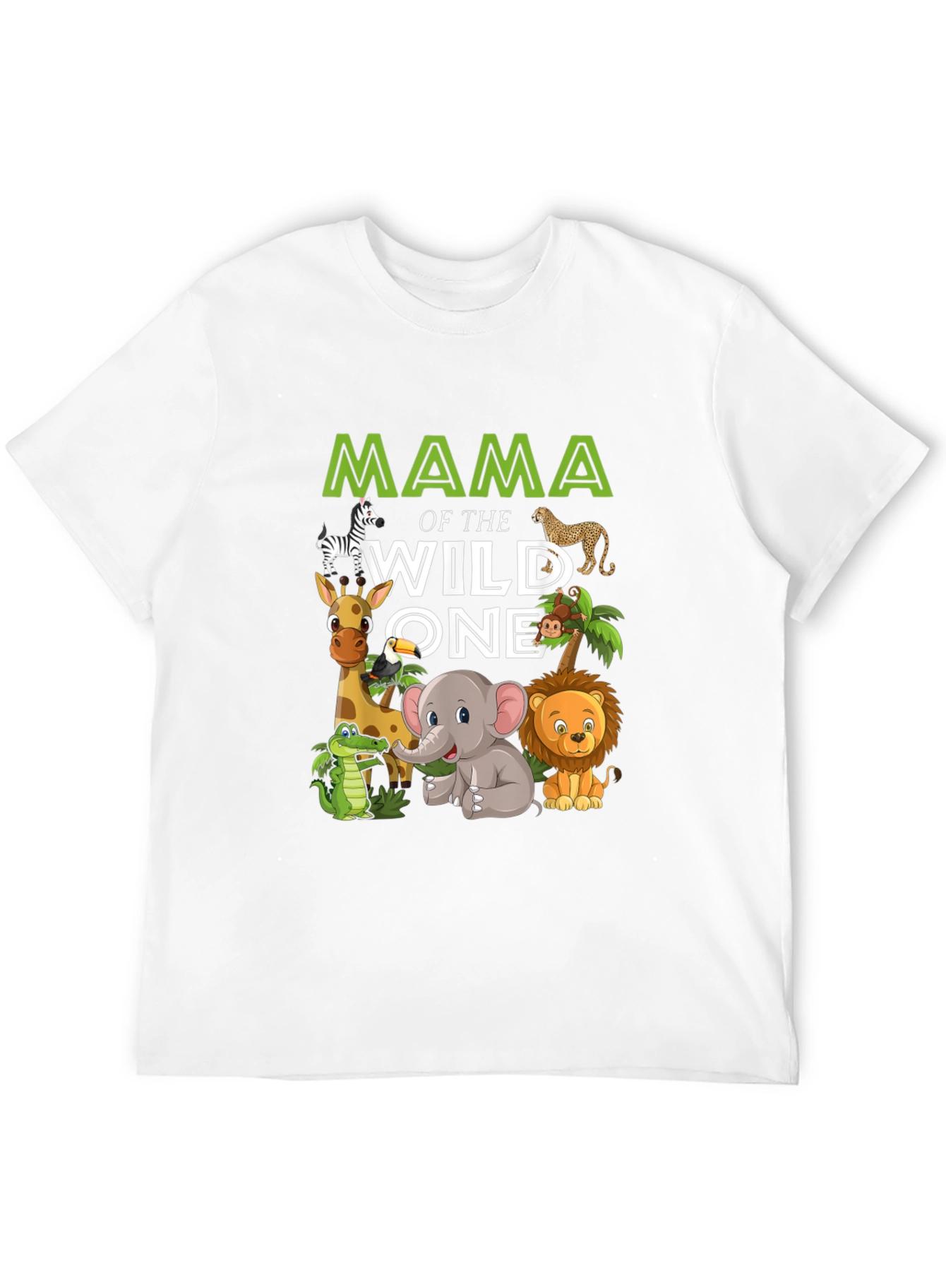 Black Mama of the Wild One Safari Animal T-Shirt view 12