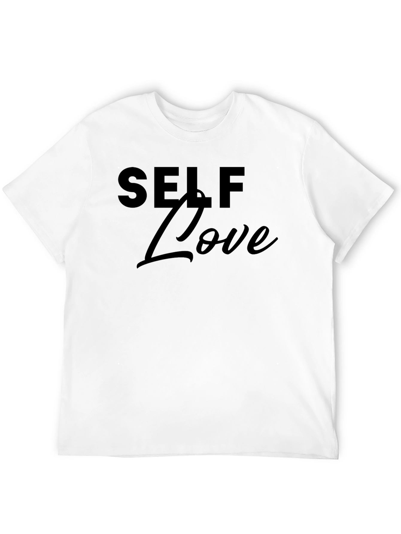 Black Self Love Graphic Black T-Shirt view 12