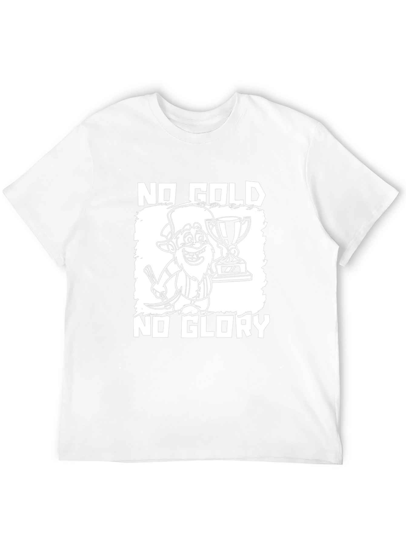 Black No Gold No Glory Graphic T-Shirt view 12