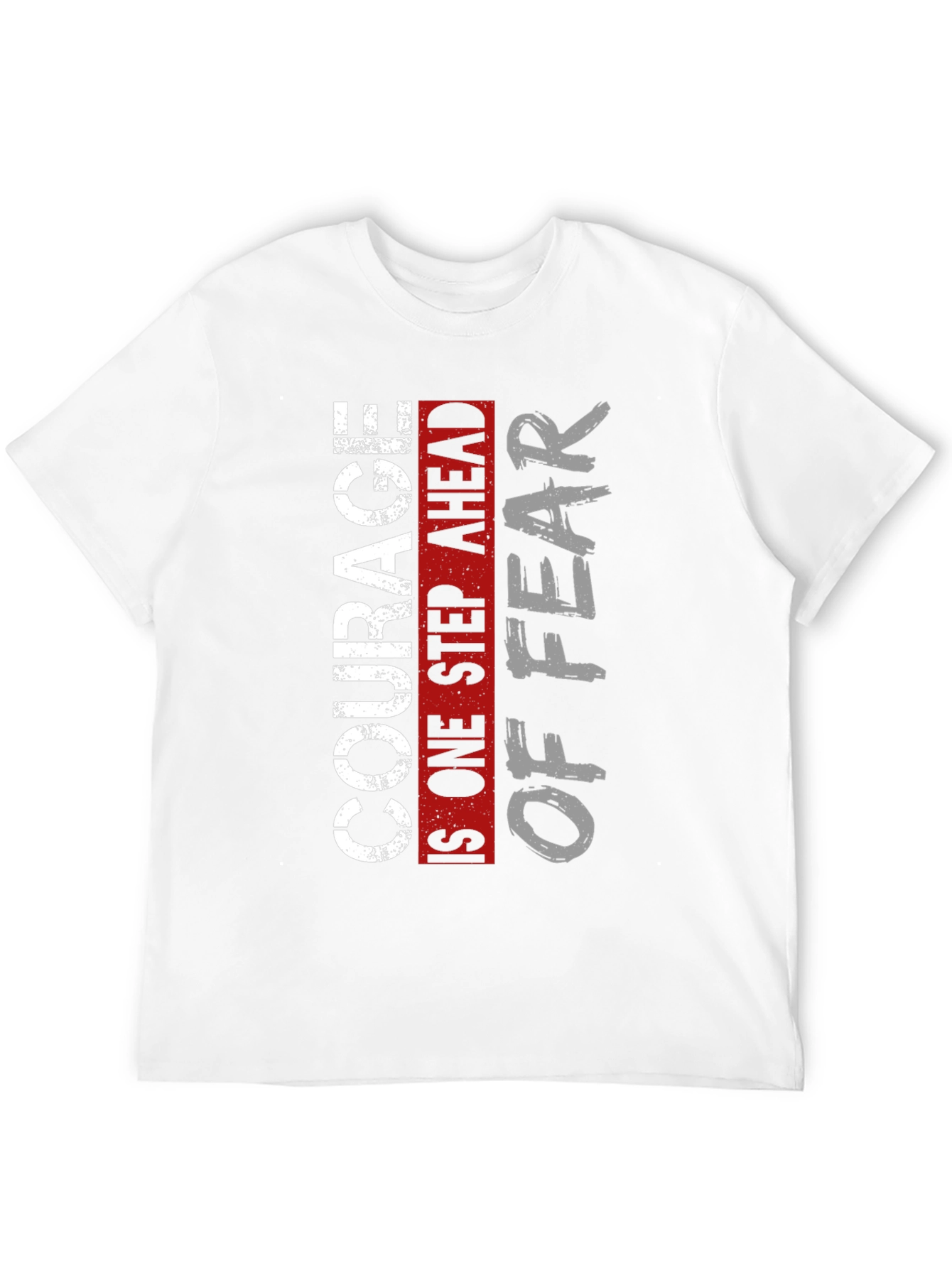 Black Courage Over Fear Graphic T-Shirt view 12