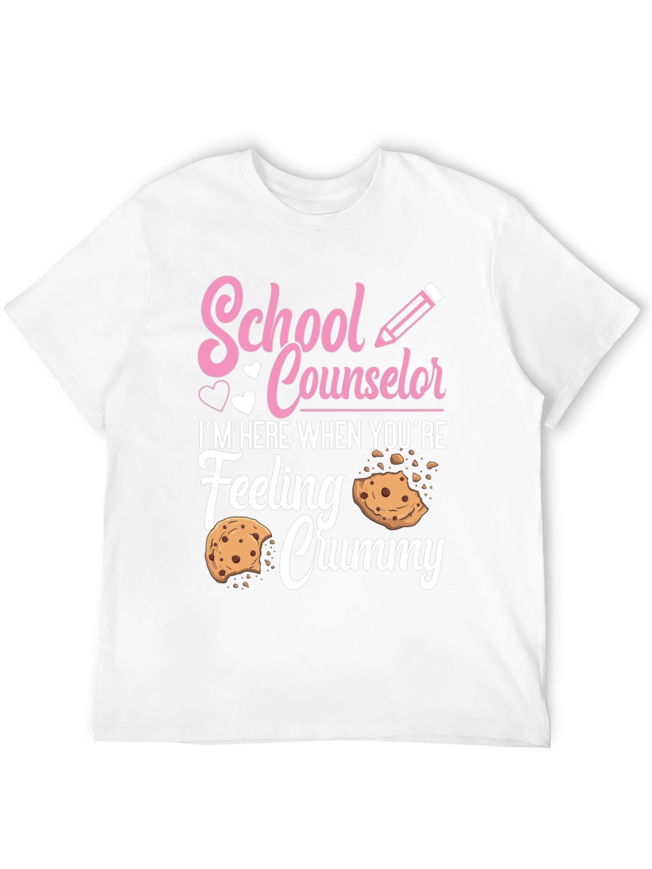 Black School Counselor Crummy Cookie T-Shirt view 12