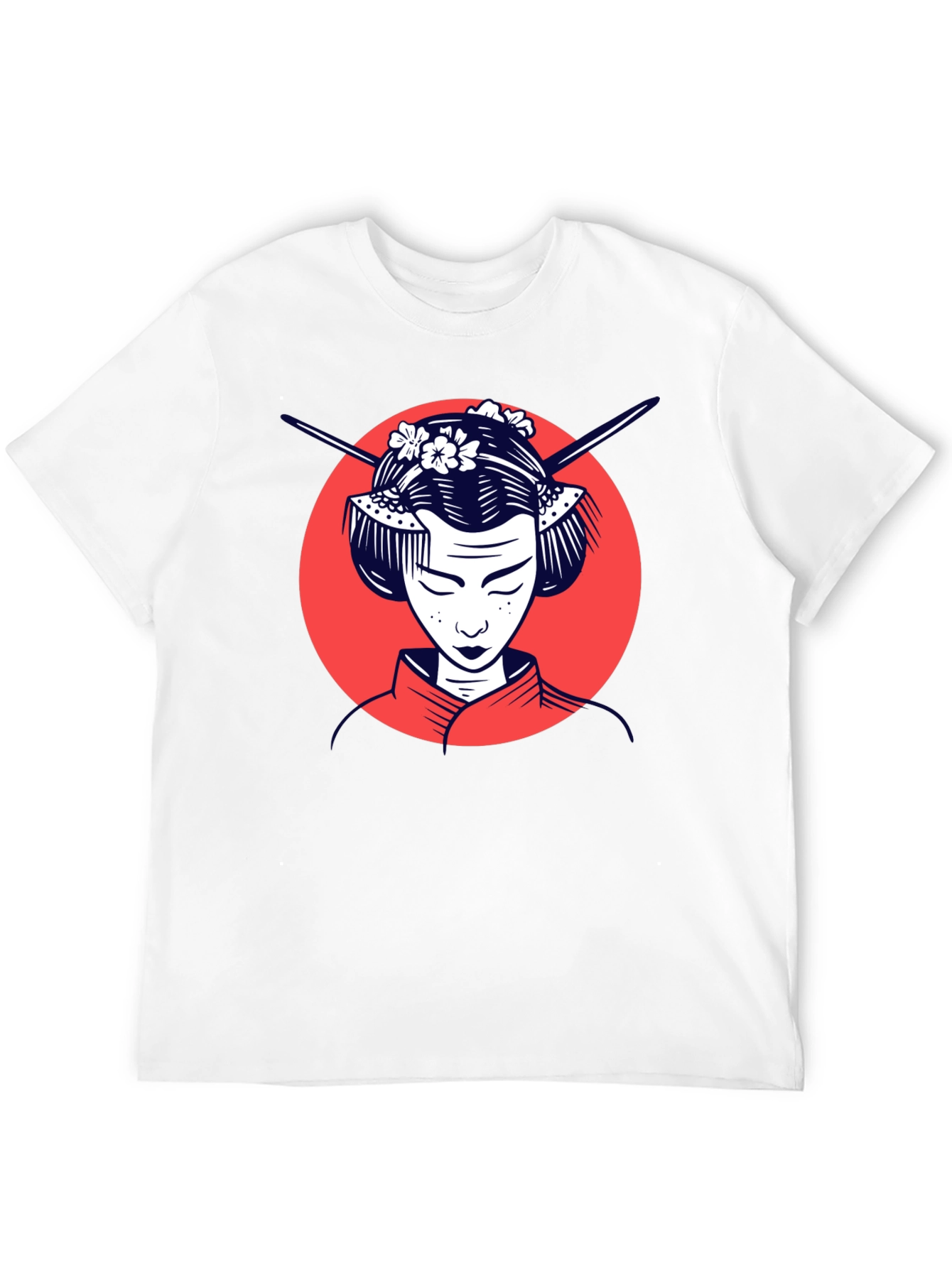 Black Geisha Graphic Tee - Stylish Unisex T-Shirt view 12