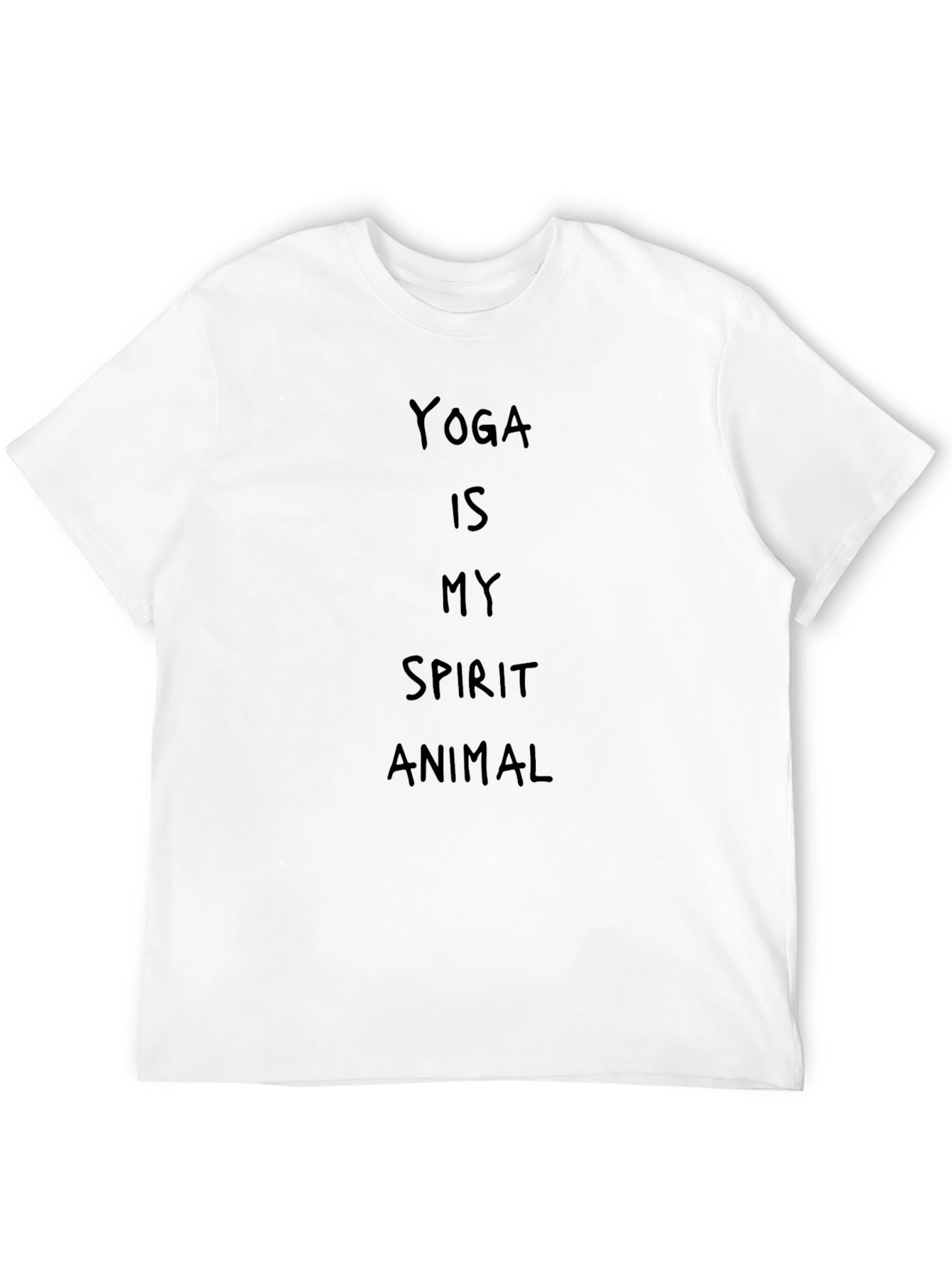 Black Yoga is My Spirit Animal Black T-Shirt view 12