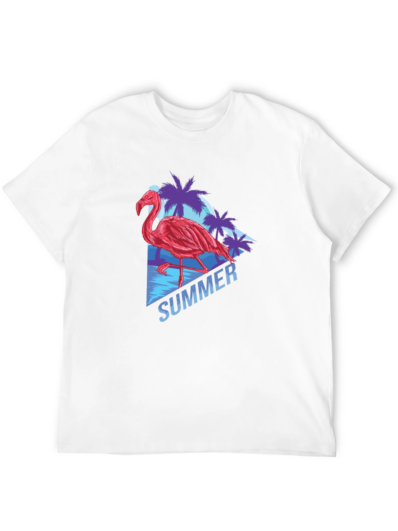 Black Summer Flamingo T-Shirt - Tropical Vibes view 12