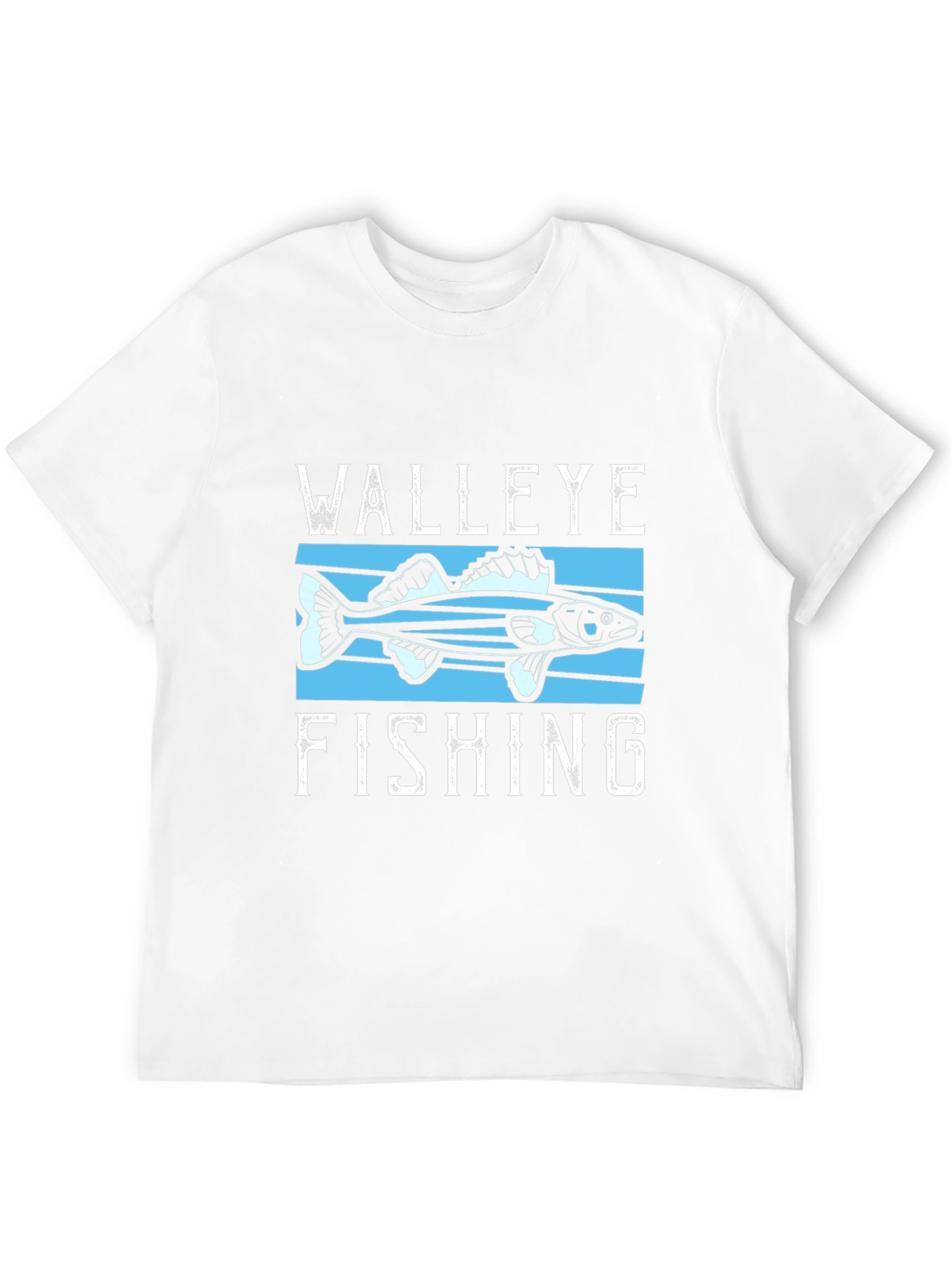 Black Walleye Fishing T-Shirt view 12