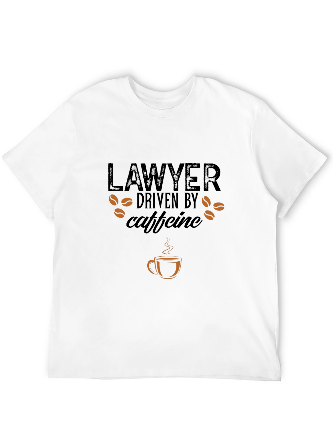 Lawyer Driven by Caffeine T-Shirt - Coffee Lover Tee - 12