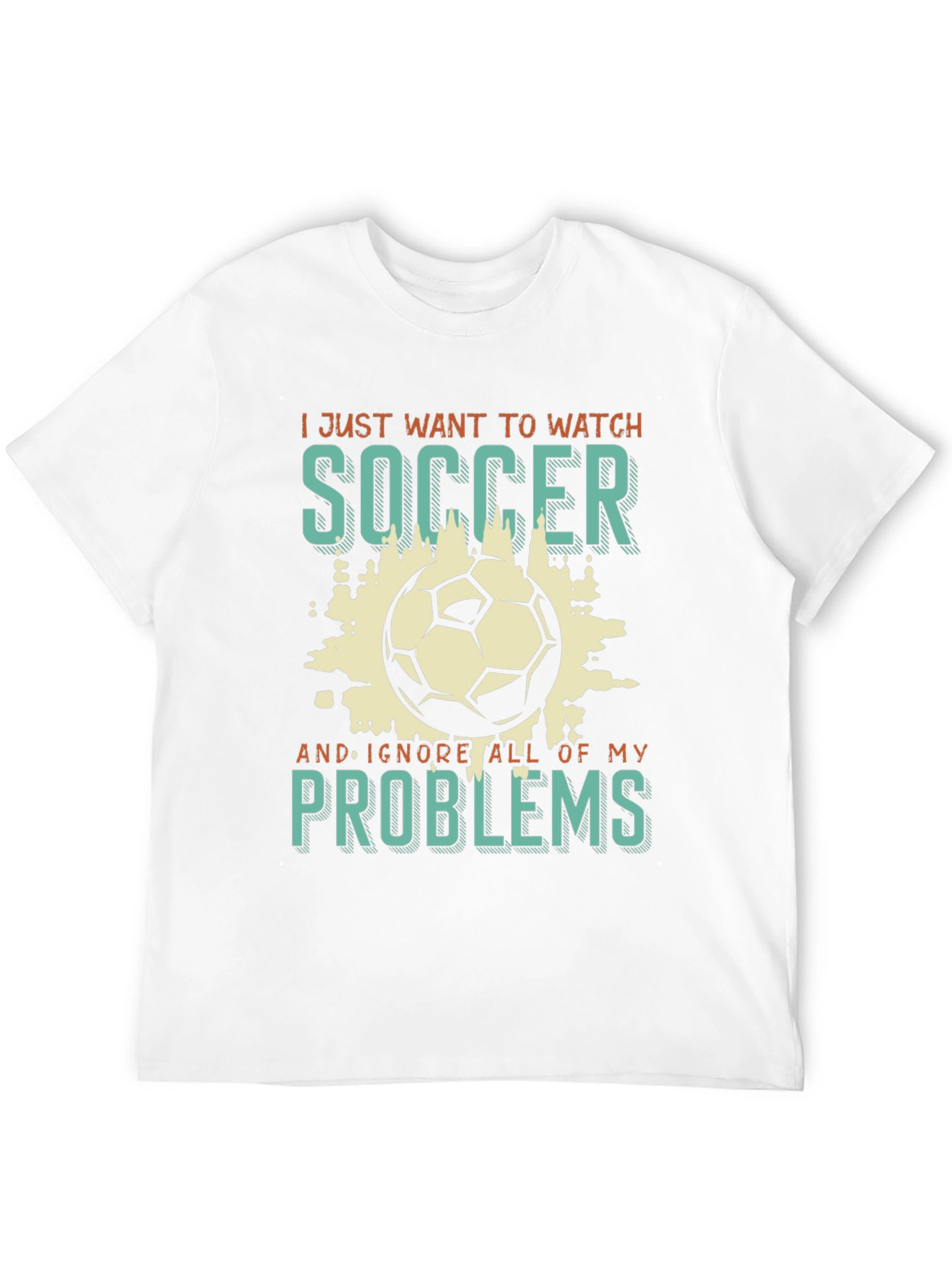 Black Soccer Lover Graphic T-Shirt view 12