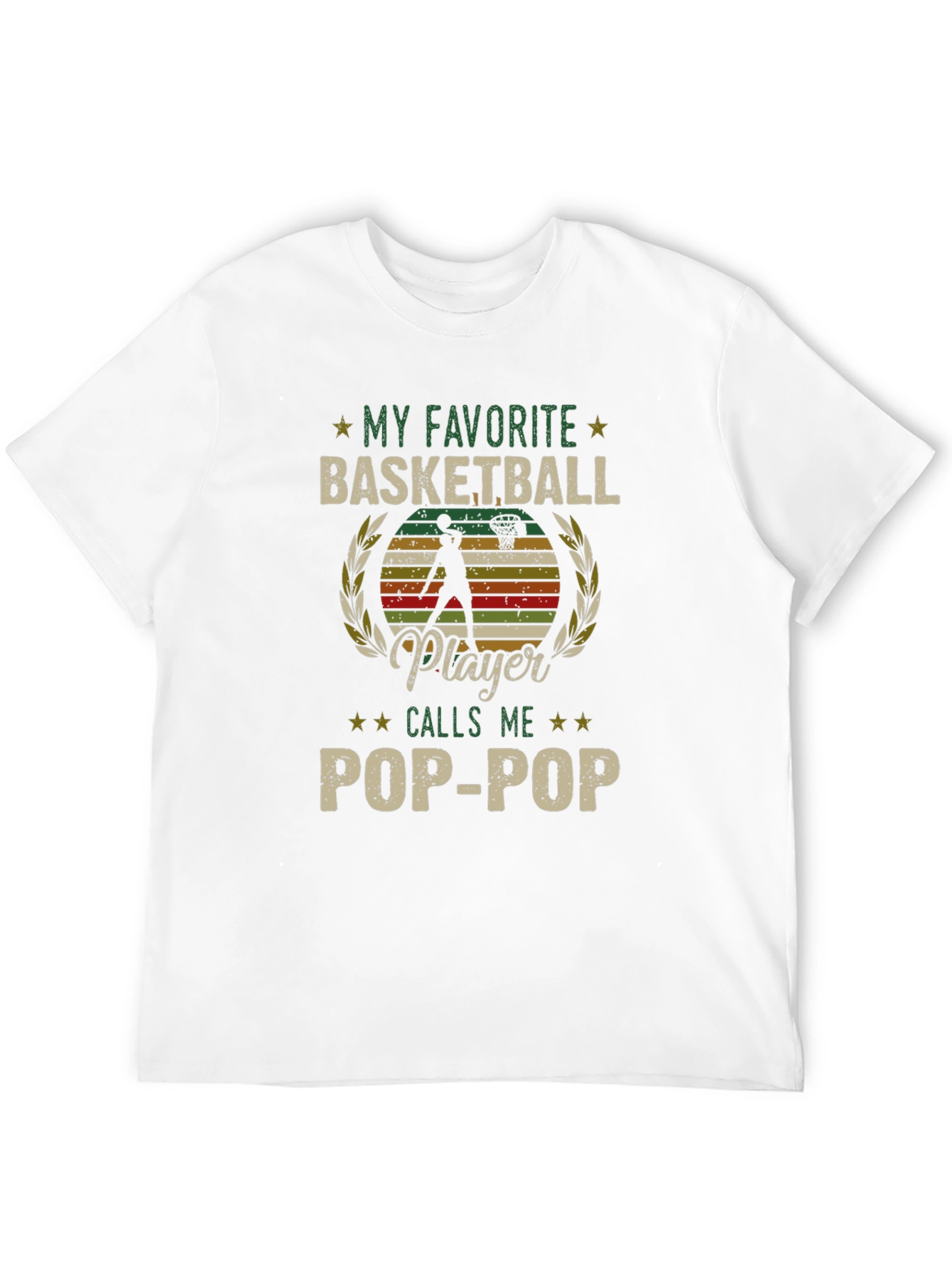Black My Favorite Basketball Player Calls Me Pop-Pop T-Shirt view 12
