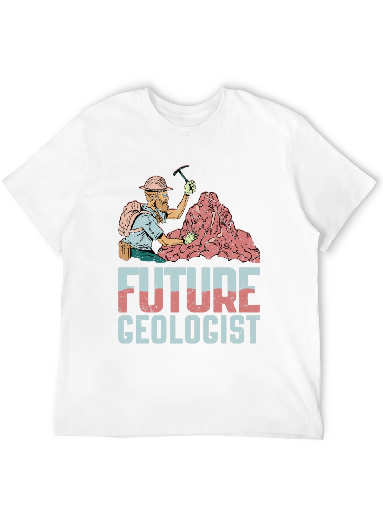 Black Future Geologist T-Shirt - Rock Collector Tee view 12