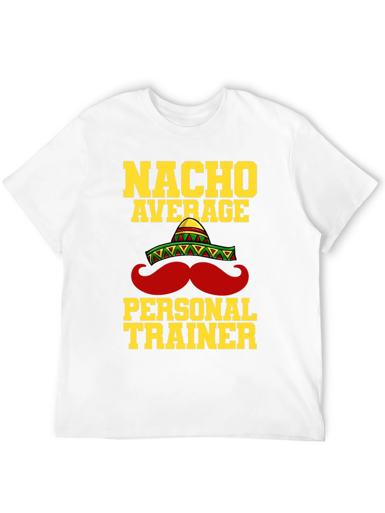Black Nacho Average Personal Trainer Funny T-Shirt view 12