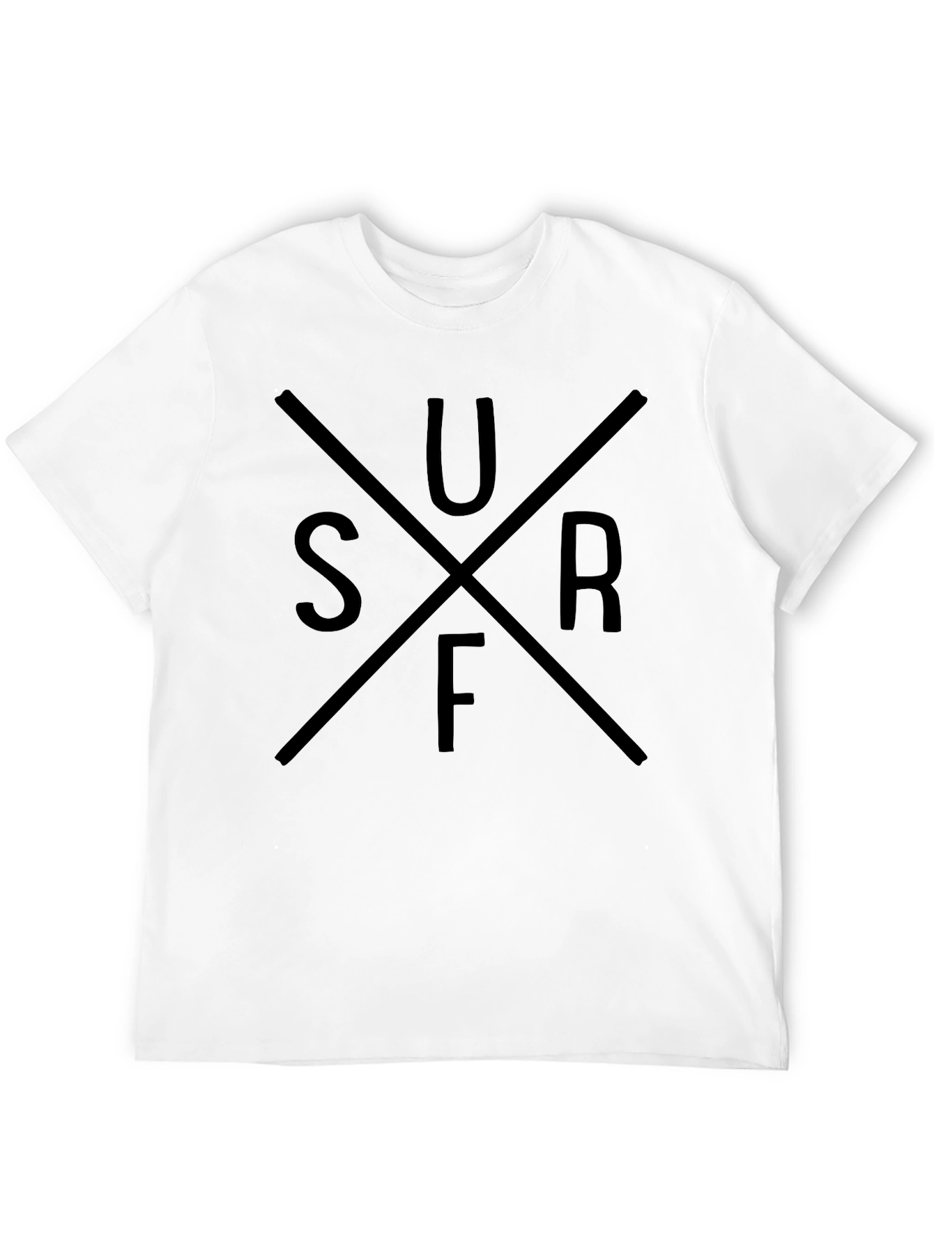 Black Surf Graphic Tee - Black Cotton Casual Shirt view 12