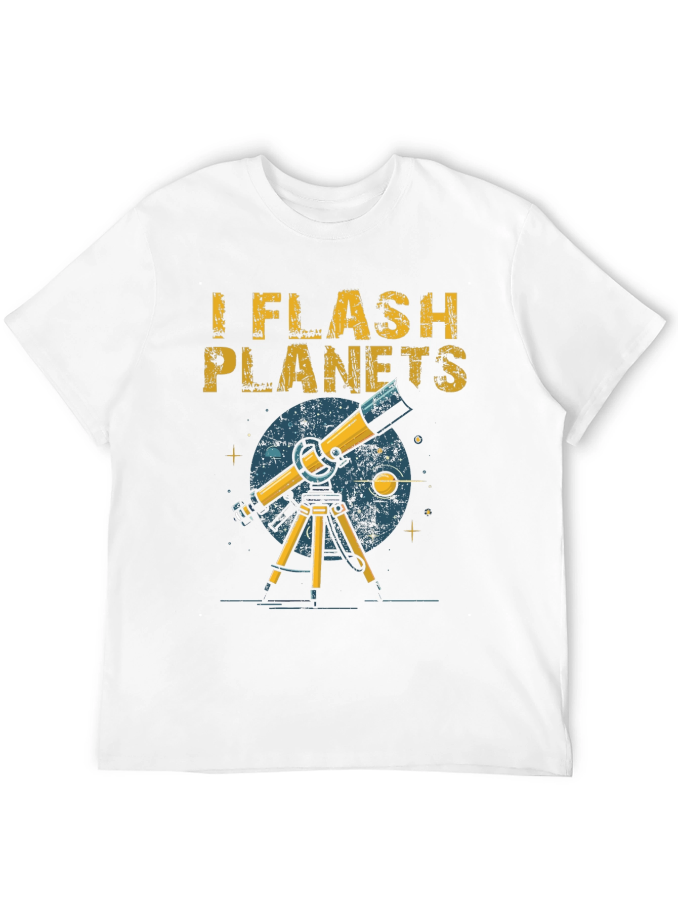 Black I Flash Planets T-Shirt - Astronomy Humor view 12