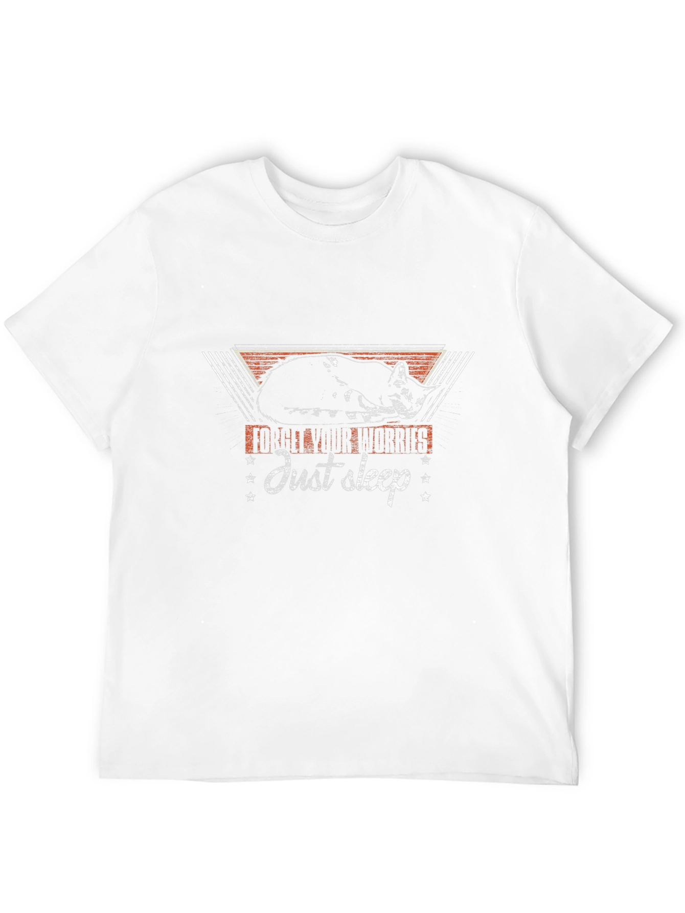 Black Forget Your Worries, Just Sleep Black Cat T-Shirt view 12