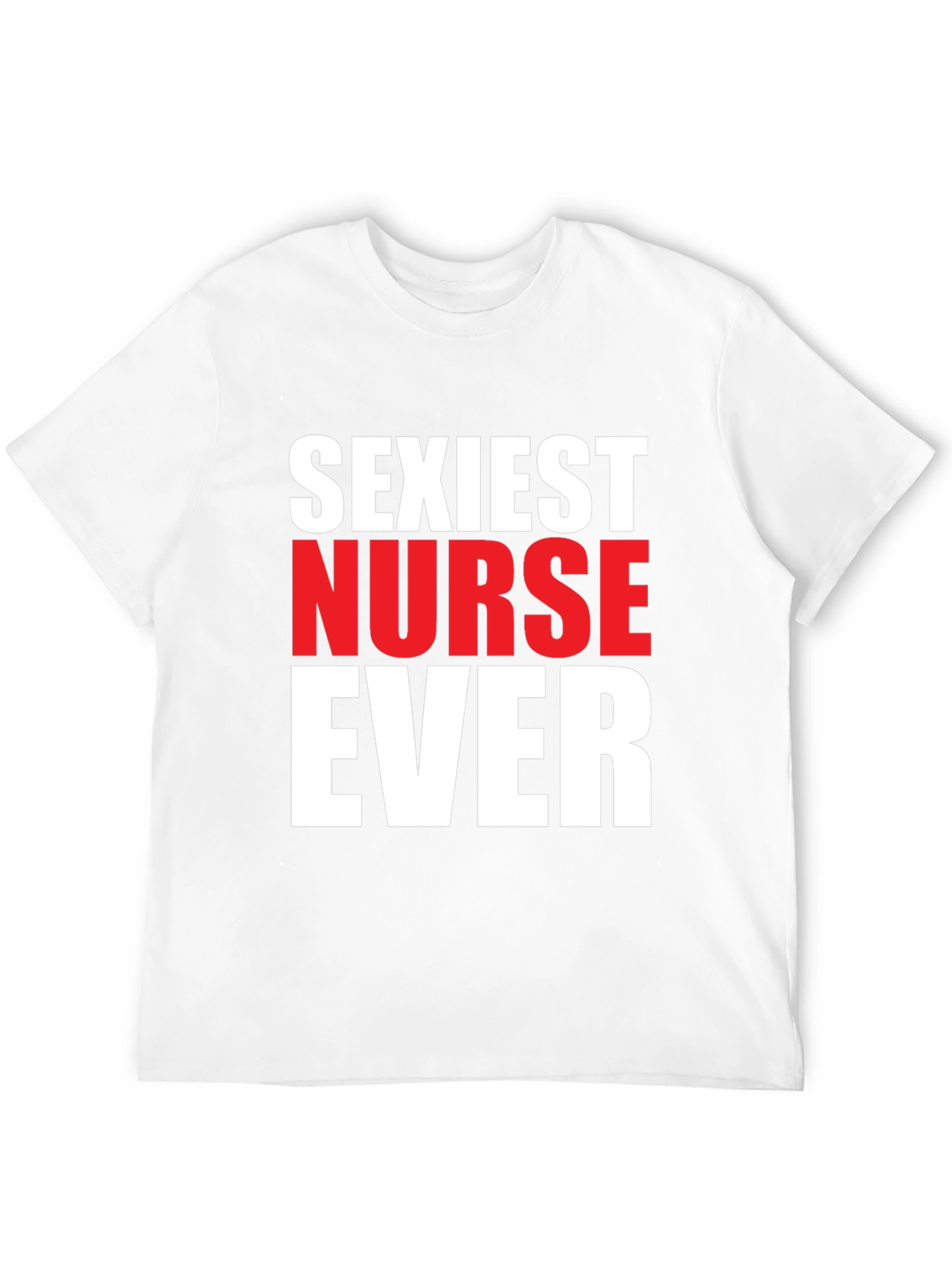 Black Sexiest Nurse Ever Graphic Tee - Black Cotton view 12