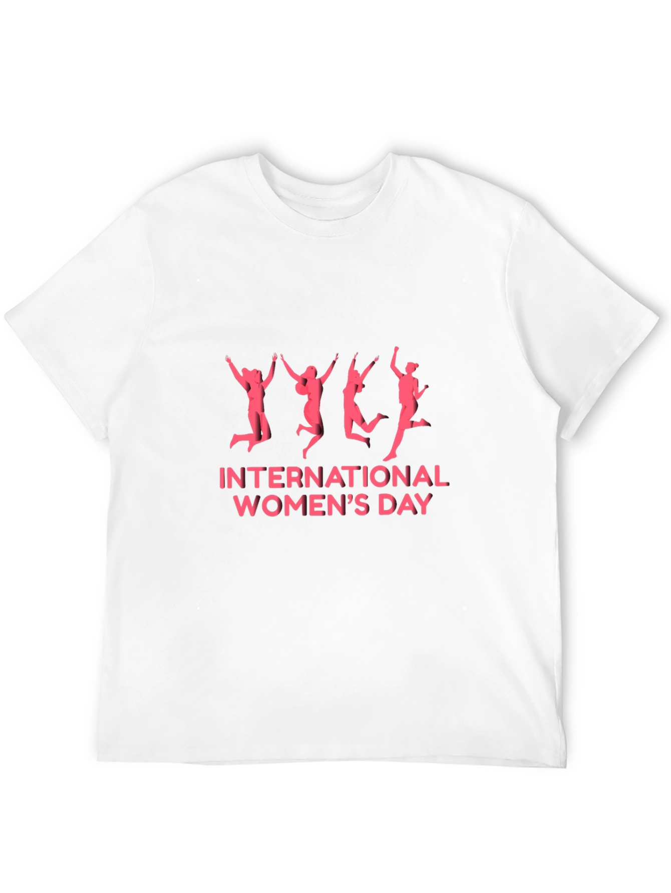 Black International Women's Day Black T-Shirt view 12