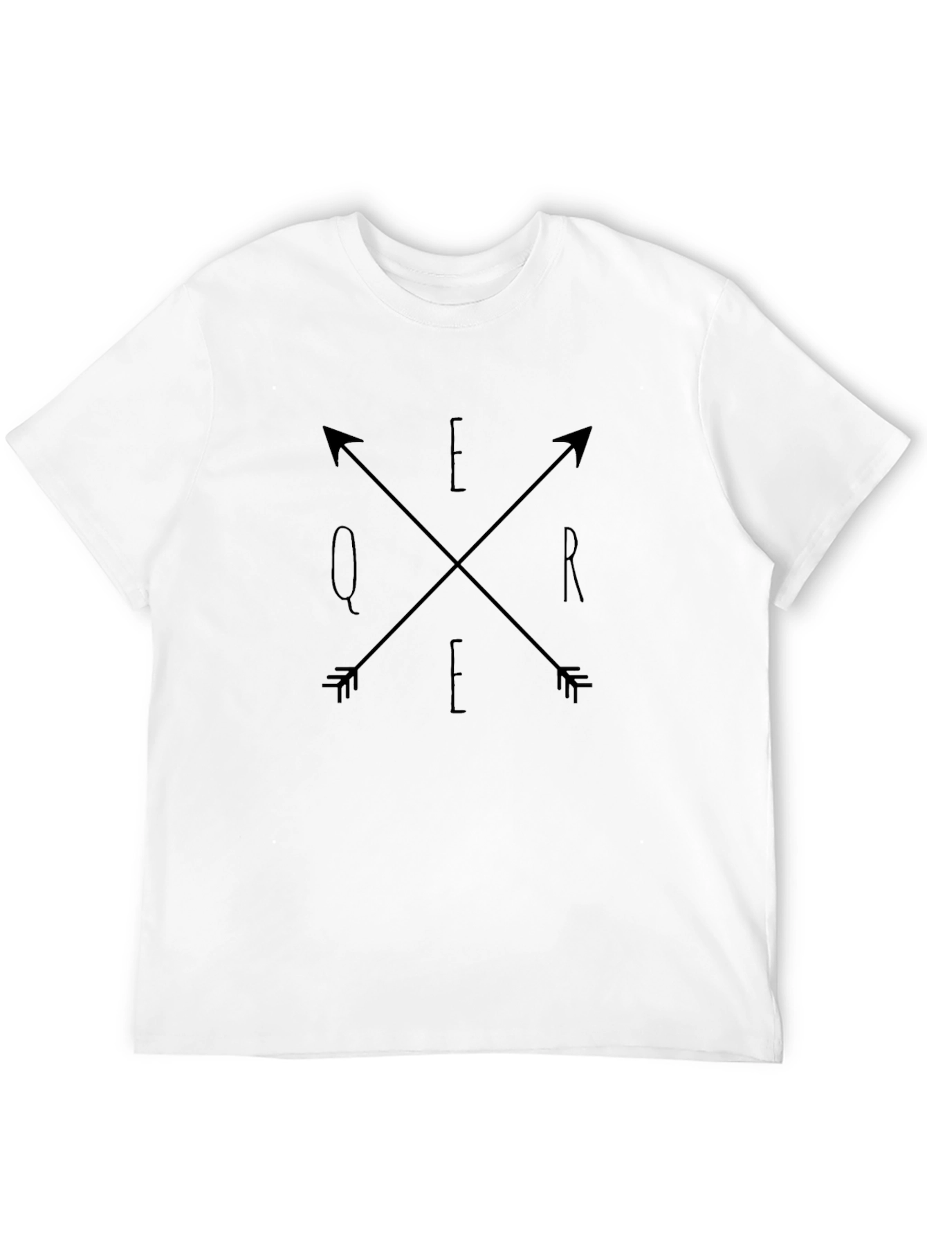 Black EQER Arrow Graphic Tee - Men's Black T-Shirt view 12