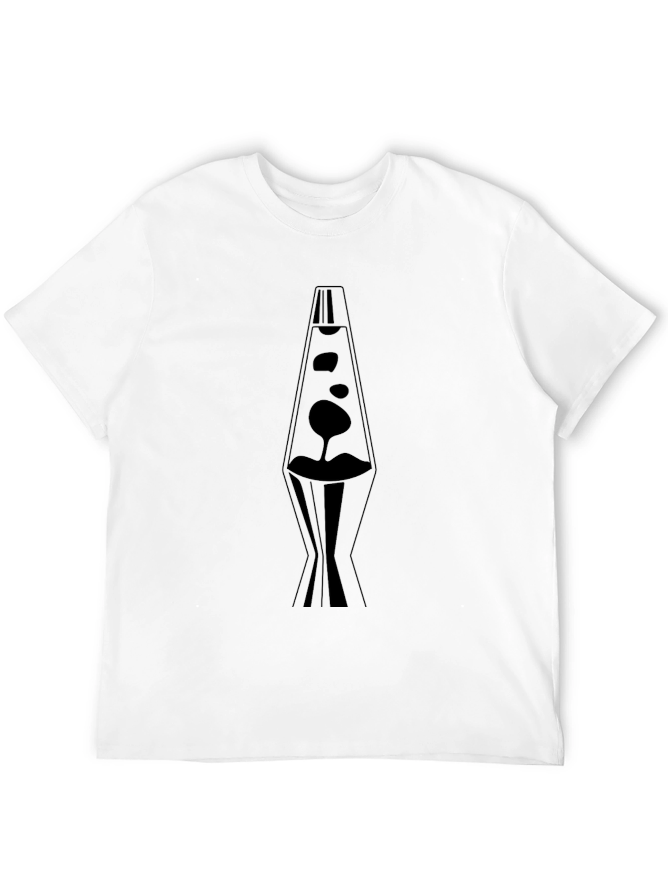 Black Lava Lamp Graphic Tee - Black view 12