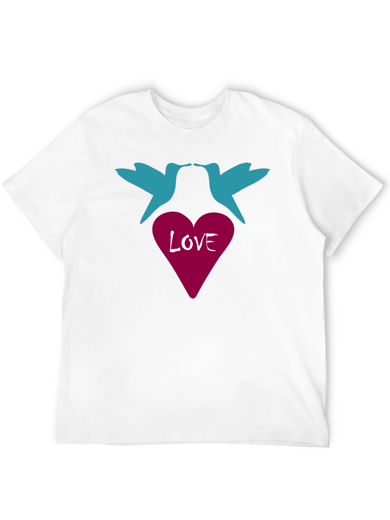 Black Love Birds Graphic Tee - Stylish Casual Wear view 12
