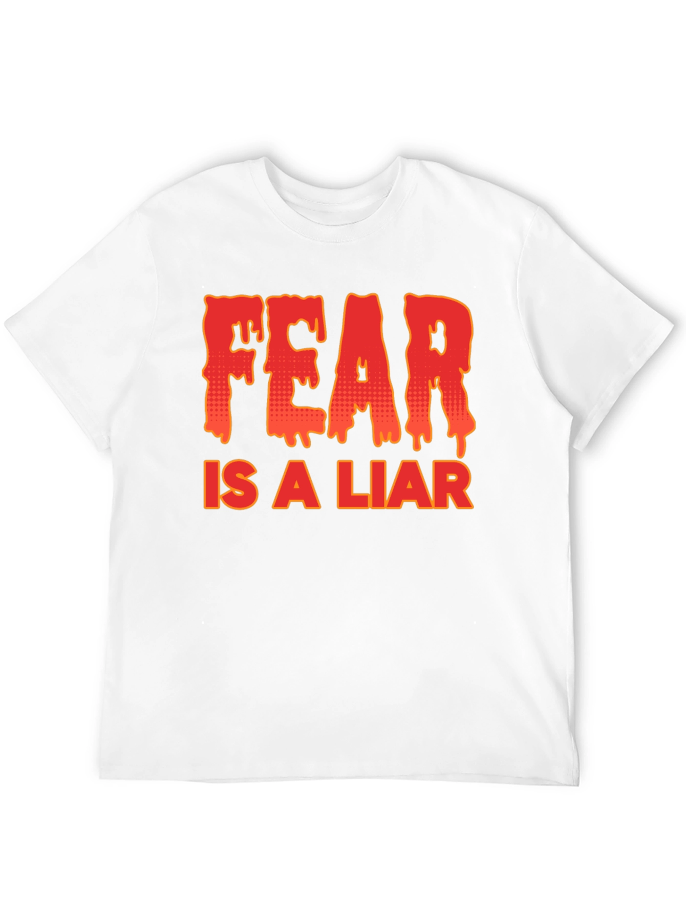 Black Fear is a Liar Graphic T-Shirt view 12