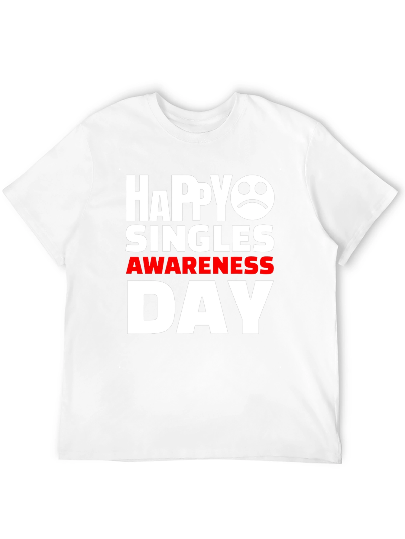 Black Happy Singles Awareness Day Graphic Tee view 12