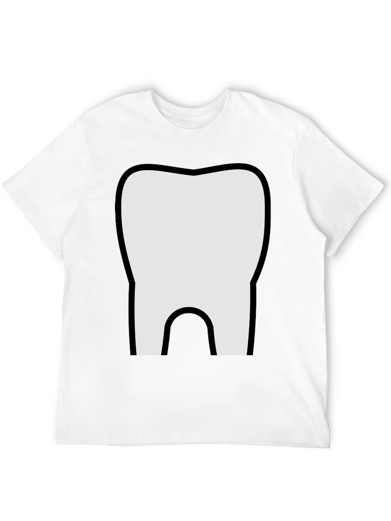 Black Tooth Graphic T-Shirt - Novelty Dental Tee view 12