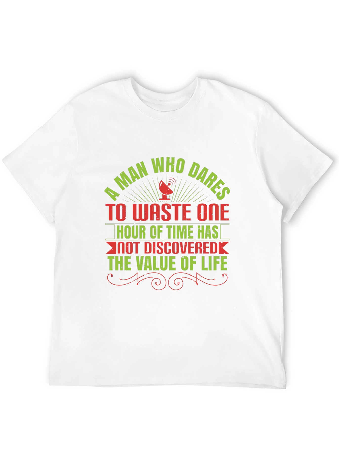 Black Dares To Waste One Hour Graphic Tee view 12