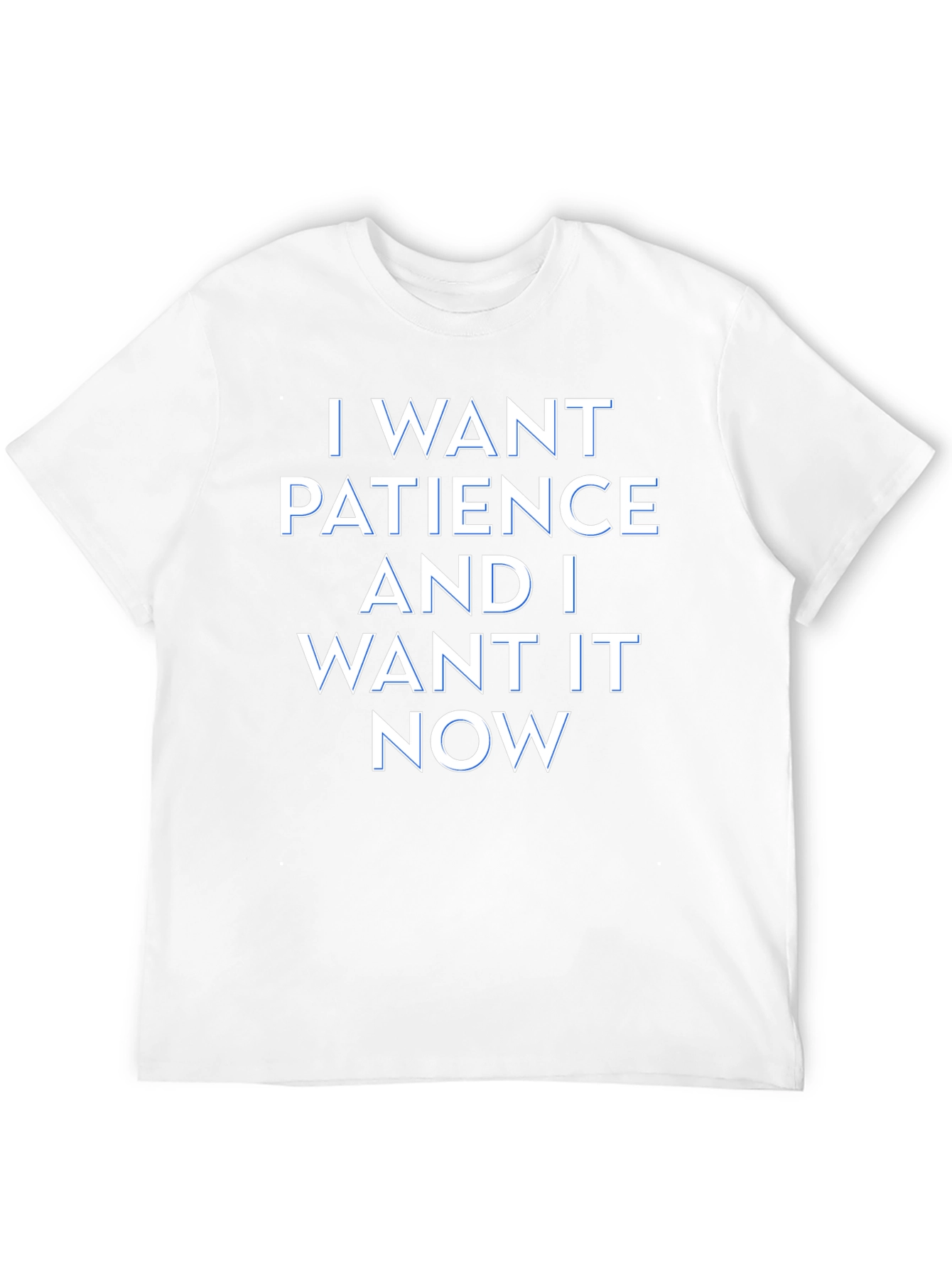 Black I Want Patience T-Shirt - Funny Slogan Tee view 12