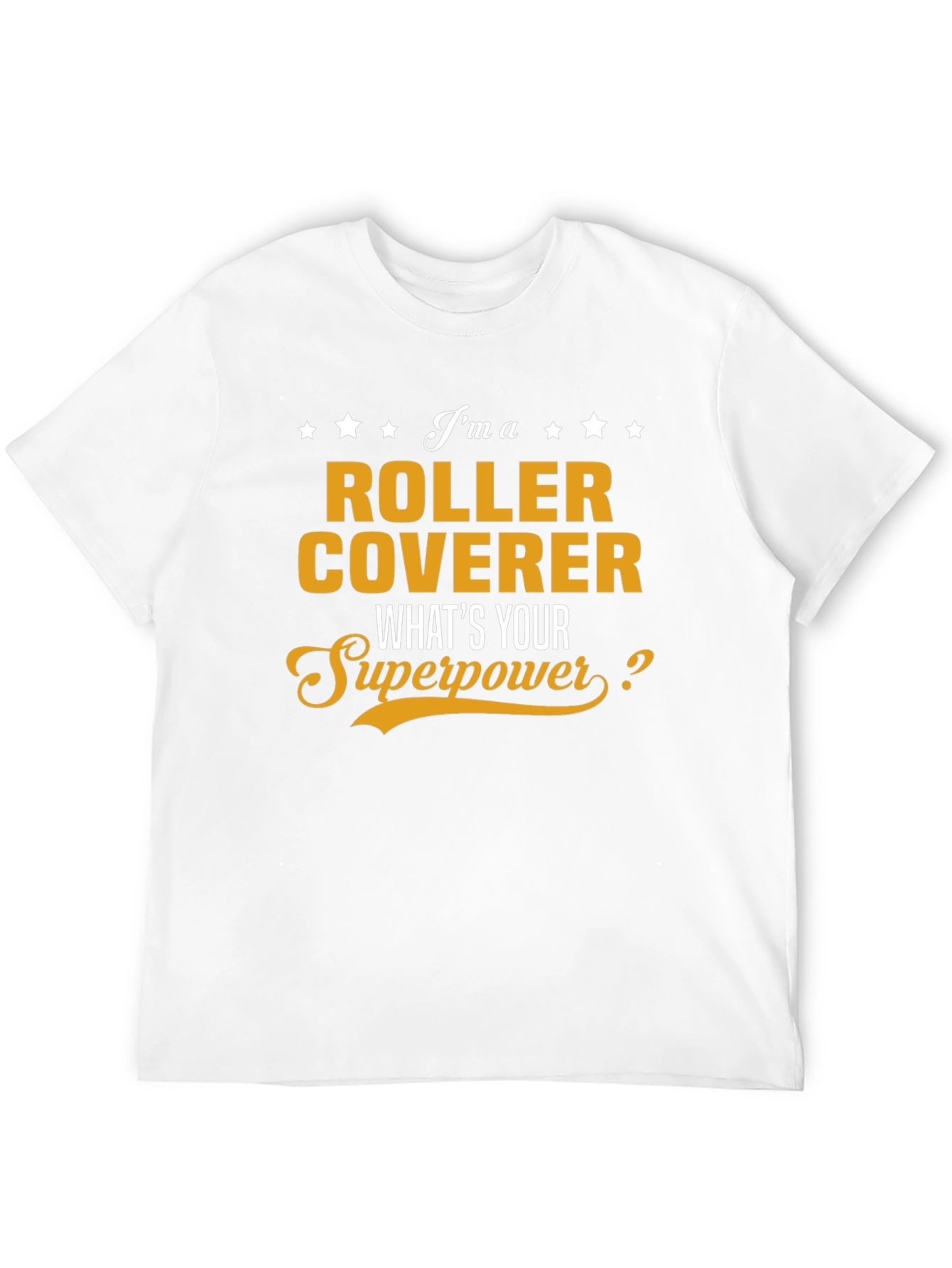 Black Roller Coverer Superpower T-Shirt view 12